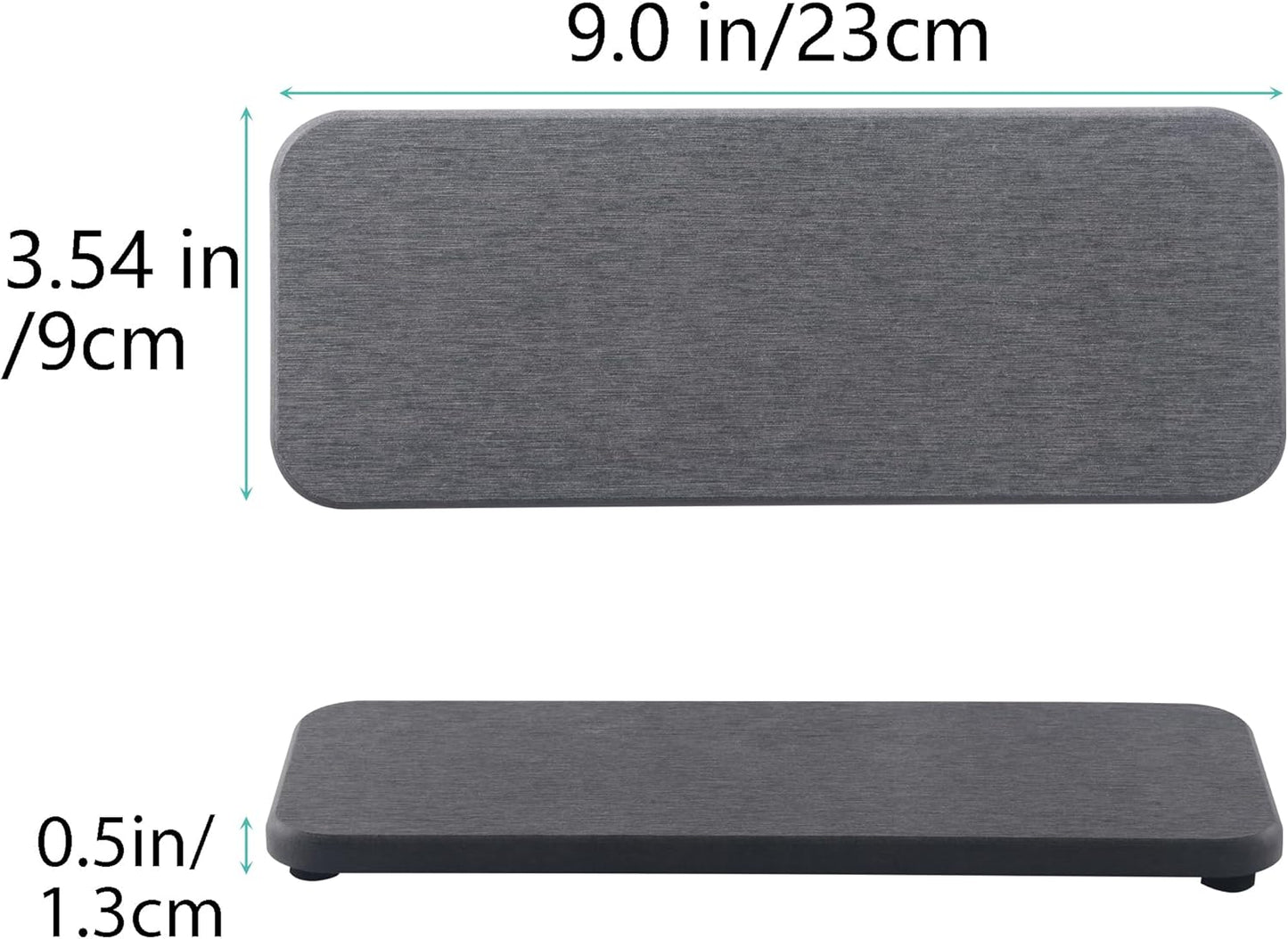 2 Pcs Water Absorbing Stone Trays, Kitchen/Bathroom Sink Soap Dish, Diatomite Tray Used for Hand