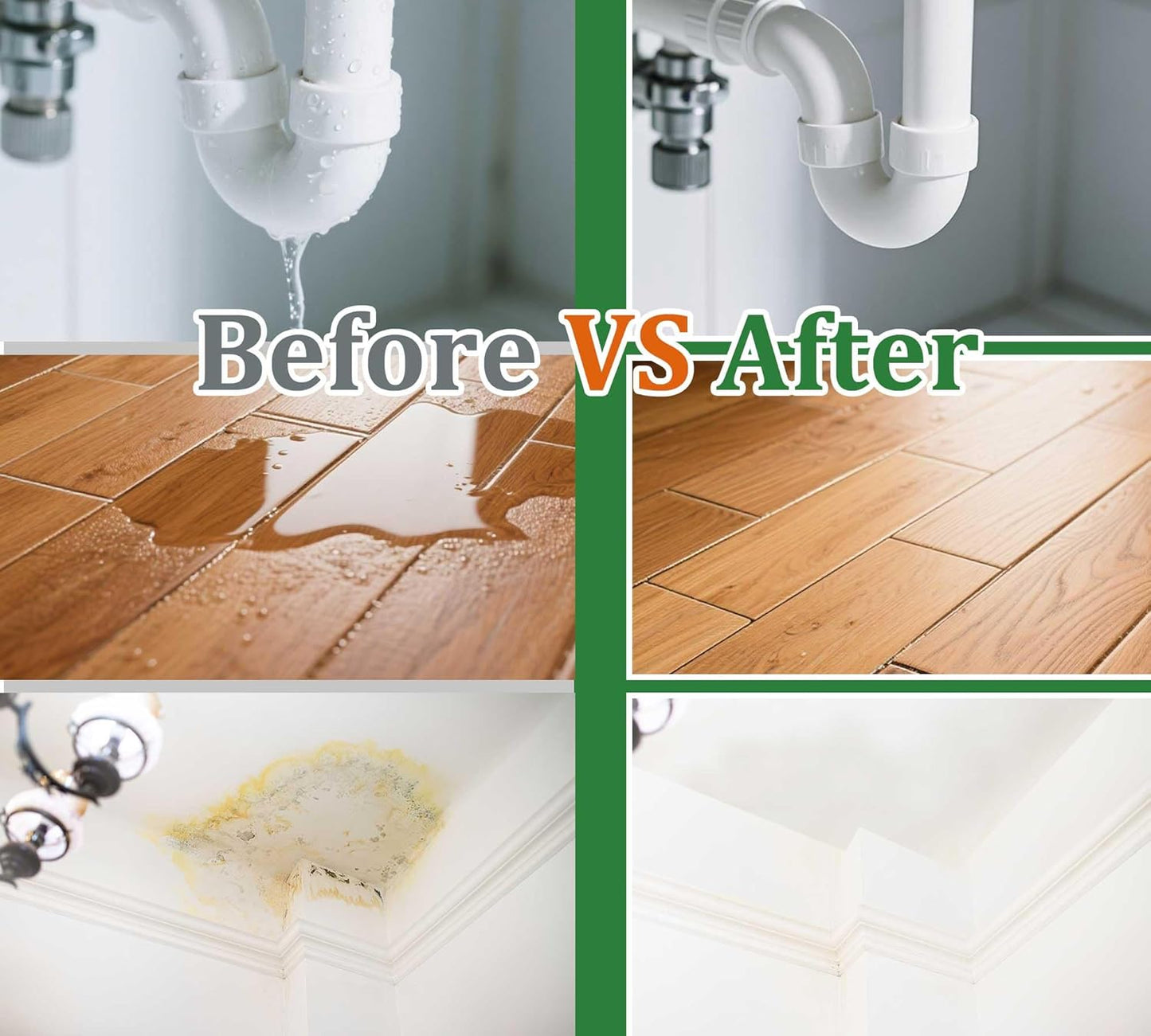 Waterproof Sealant 35oz, Transparent Waterproof Coating for Roof, Floor, Bathroom, Wall, Window