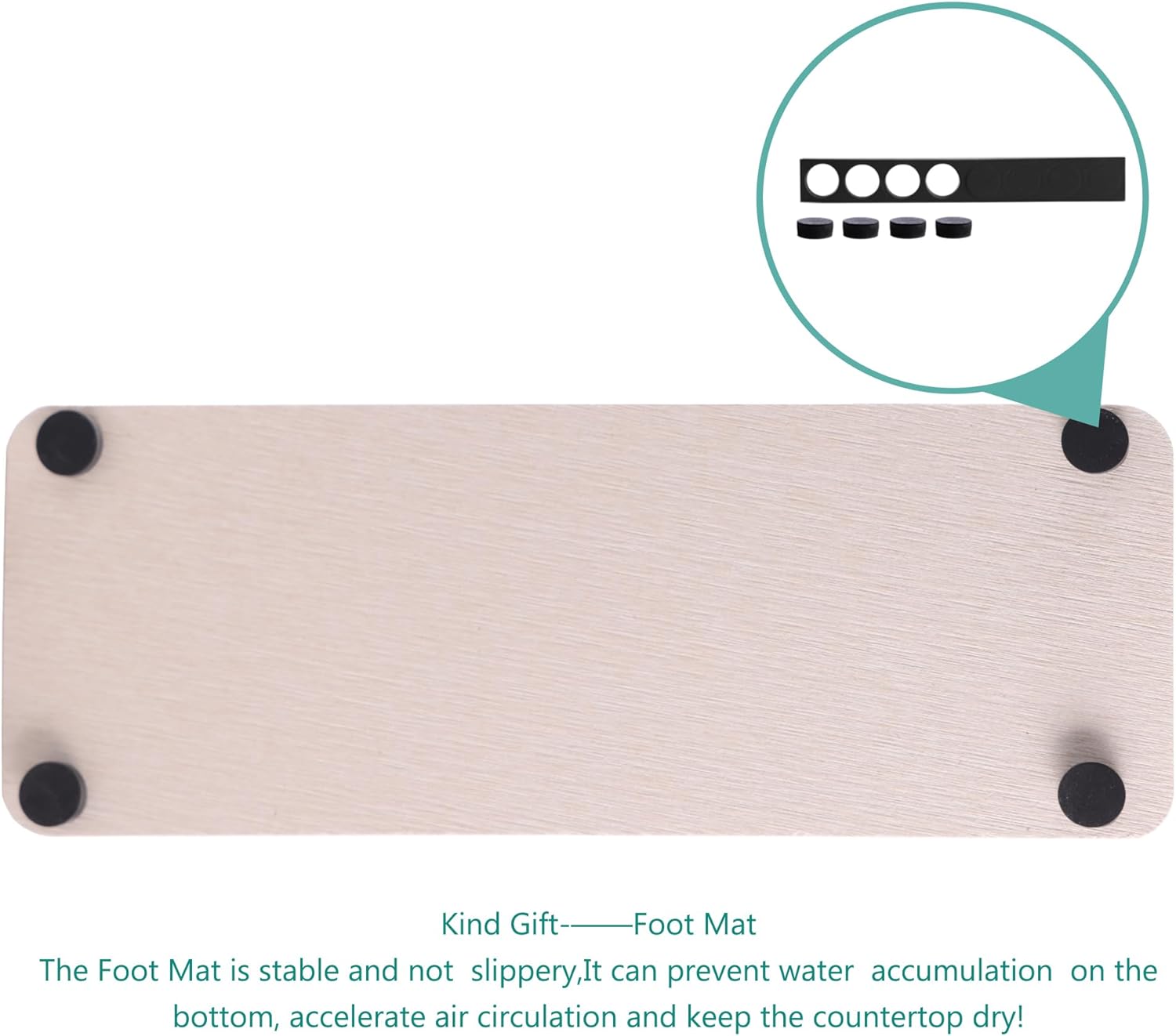2 Pcs Water Absorbing Stone Trays, Kitchen/Bathroom Sink Soap Dish, Diatomite Tray Used for Hand