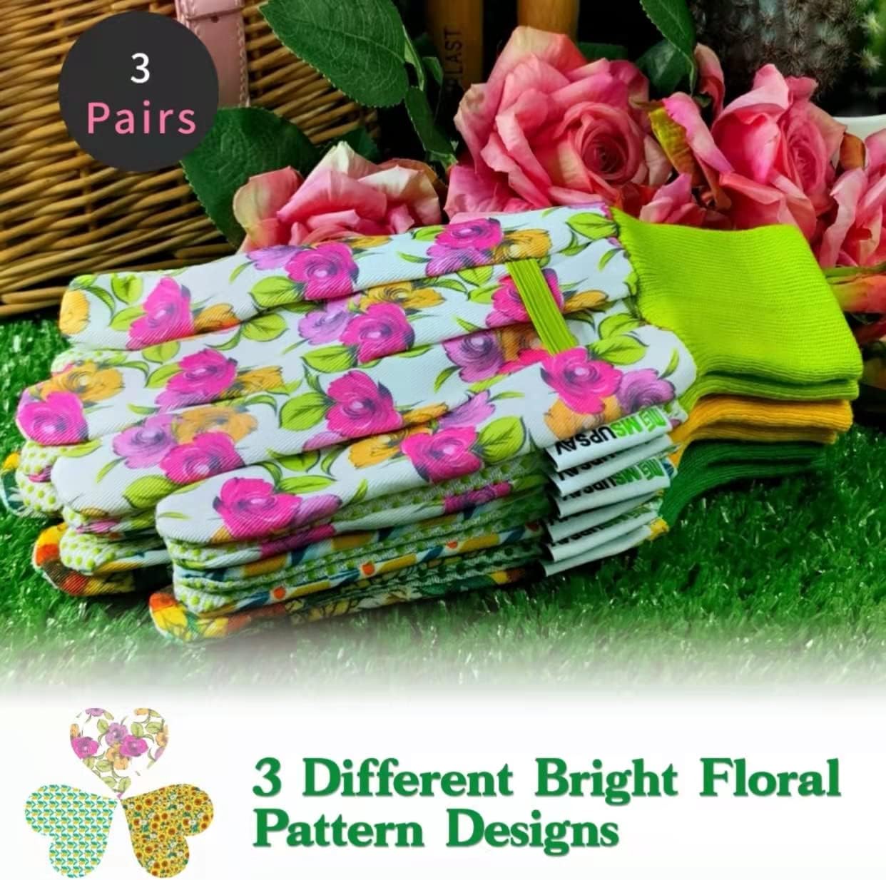 Thorn Proof&Puncture Resistant Gardening Gloves with Grip,Garden Gloves for Women, Leather Work
