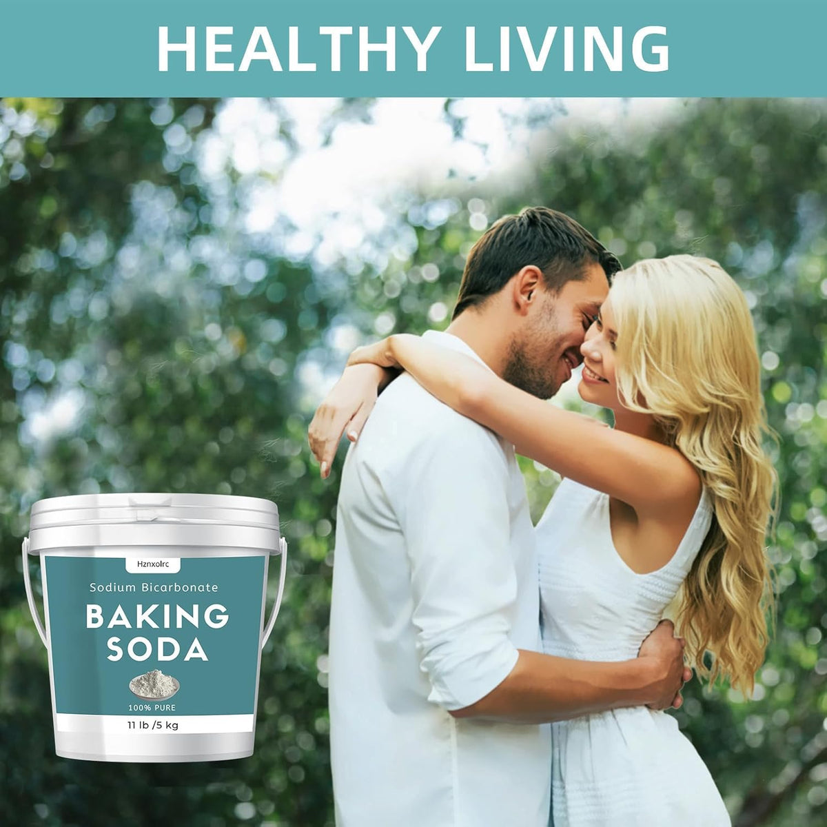1.1Gallon (11lb) Baking Soda Powder Bulk, Premium Sodium Bicarbonate Powder, 100% Pure, Used for