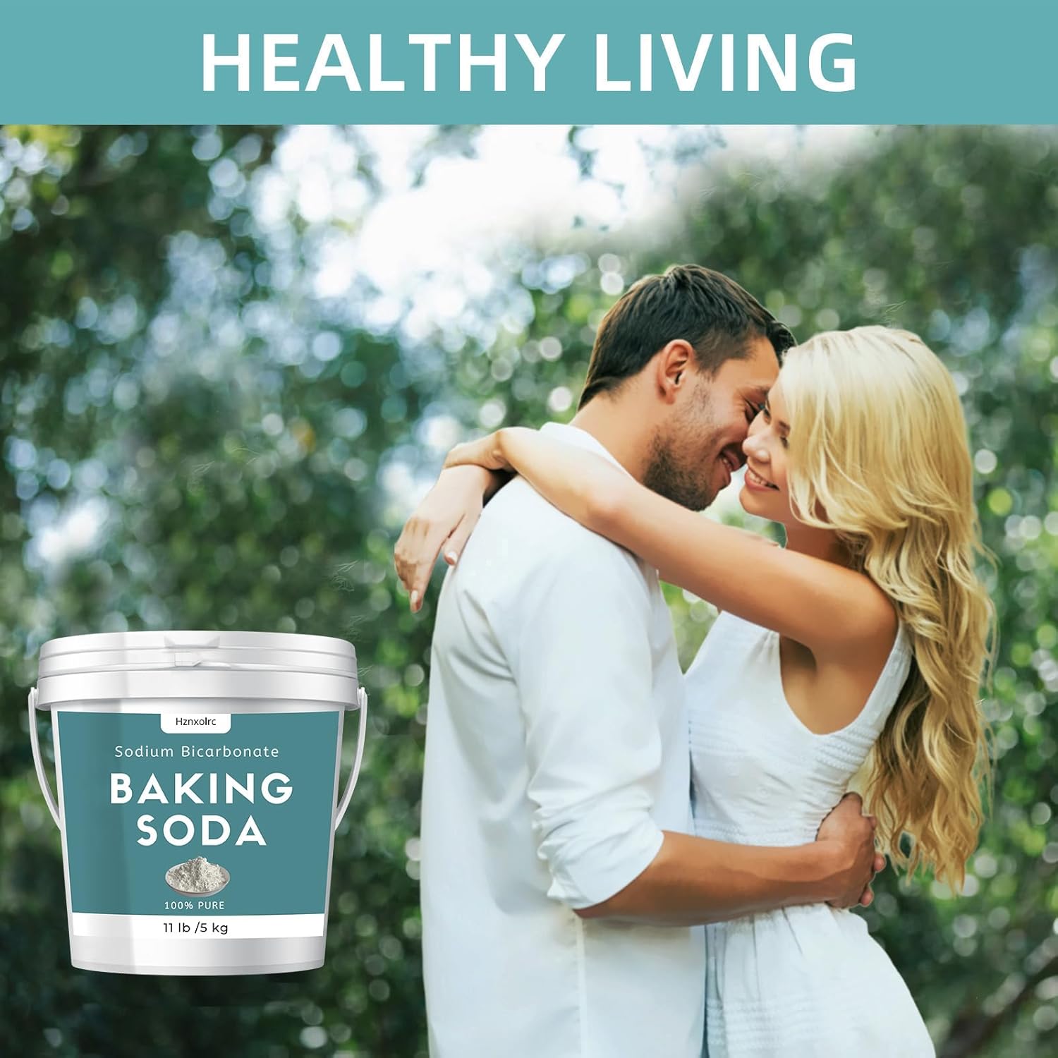 1.1Gallon (11lb) Baking Soda Powder Bulk, Premium Sodium Bicarbonate Powder, 100% Pure, Used for