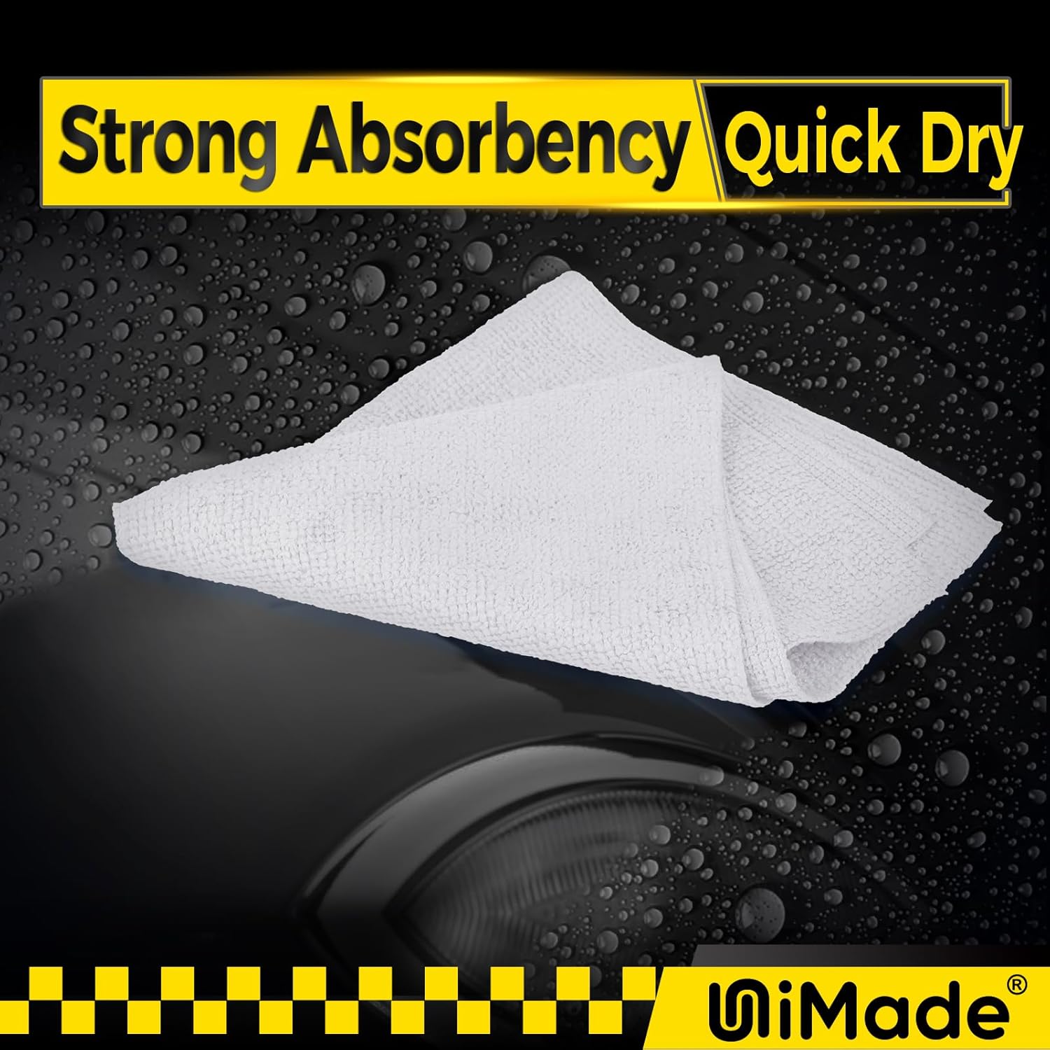 Microfiber Cleaning Cloth, 24 Pack Soft Towel for Cars Bulk Shop Towels Absorbent Car Wash Rags for