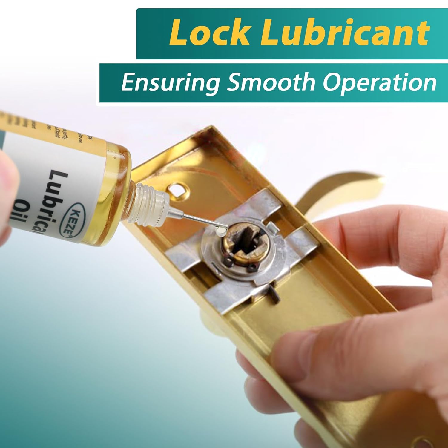Keze Door Hinge Lubricant Door Squeaky Fix Lubricating Oil for Noise Synthetic Knife Oil Lube for