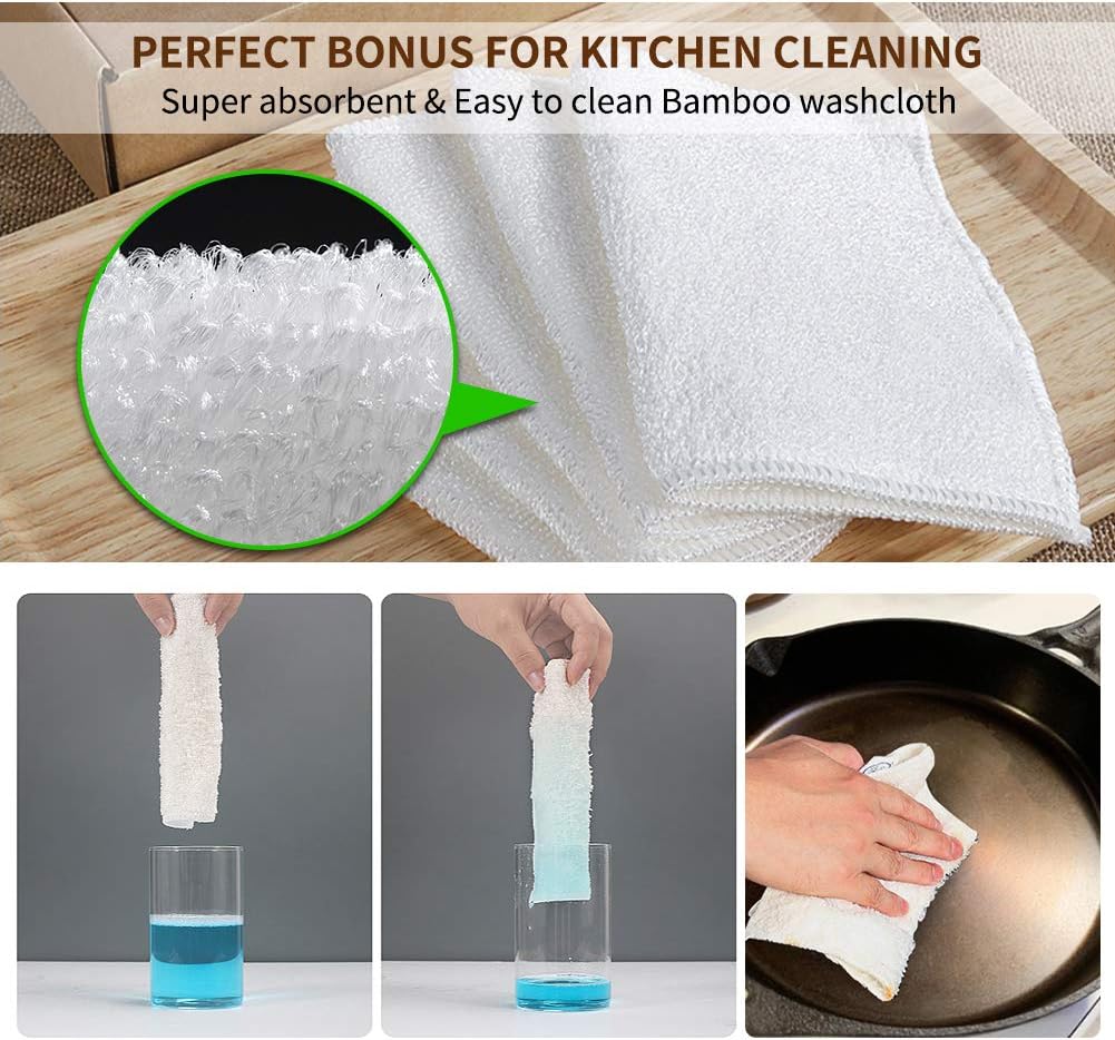 Herda 316L Cast Iron Scrubber Cleaner, Large Cast Iron Chain Mail Scrubber - Chainmail Scrubber