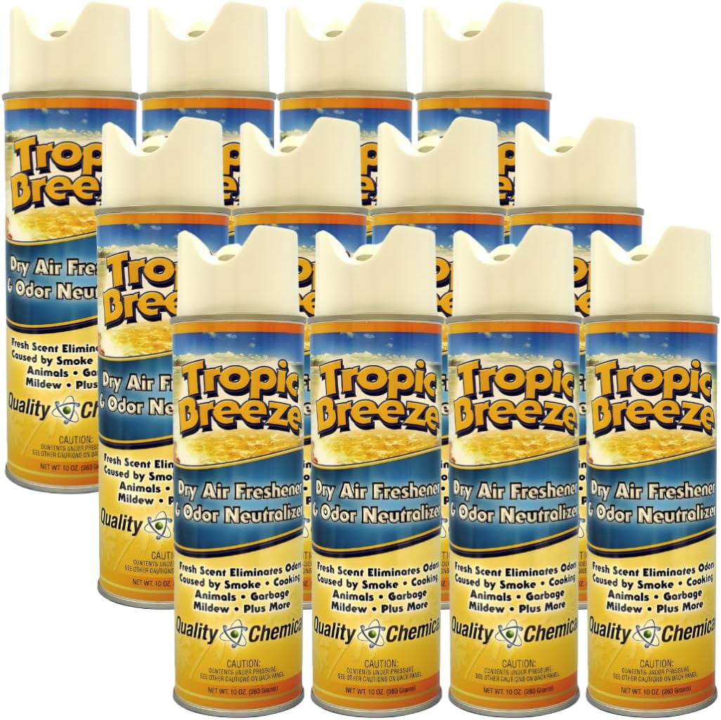 Quality Chemical Tropic Breeze - The Most Powerful Dry Air Freshener and Odor Eliminator - Best