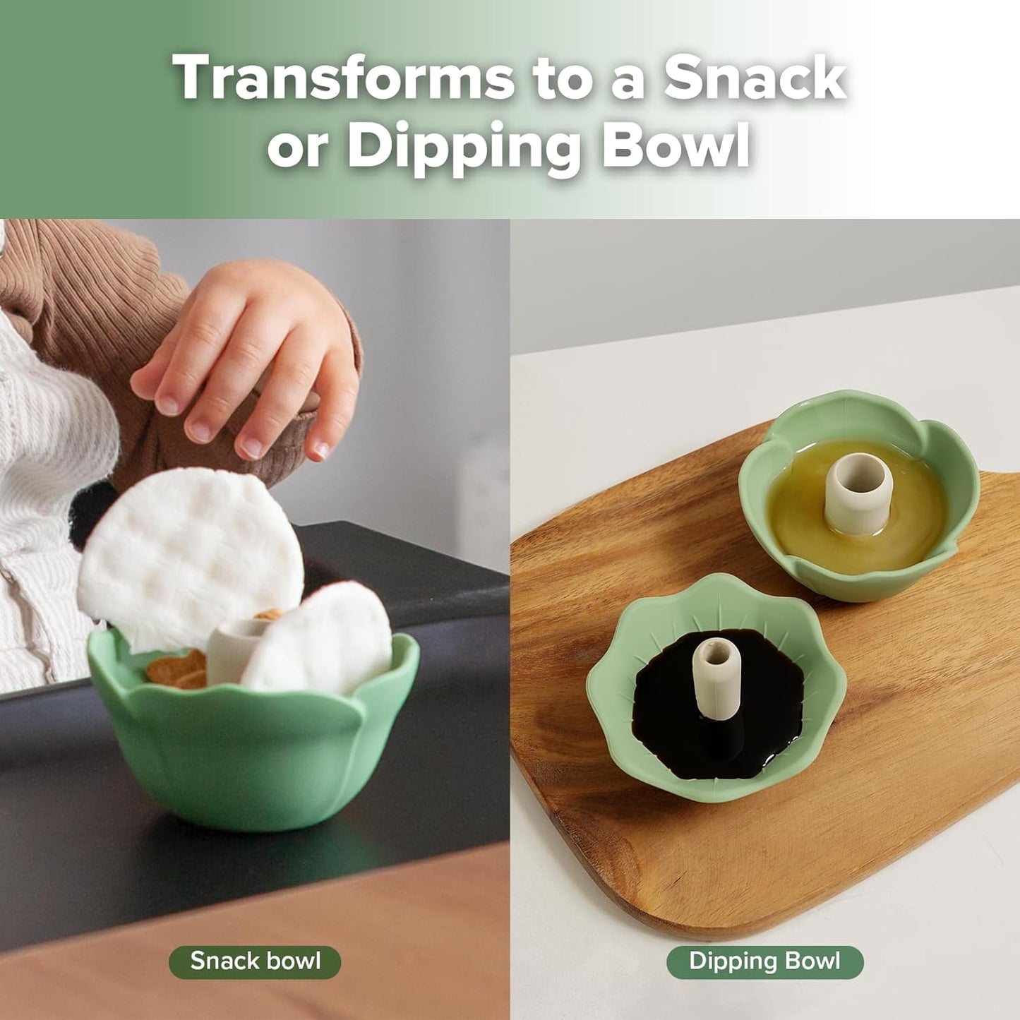 Haakaa Silicone Flower Funnel Set – Small Funnels for Filling Small Bottles, Funnels for Kitchen