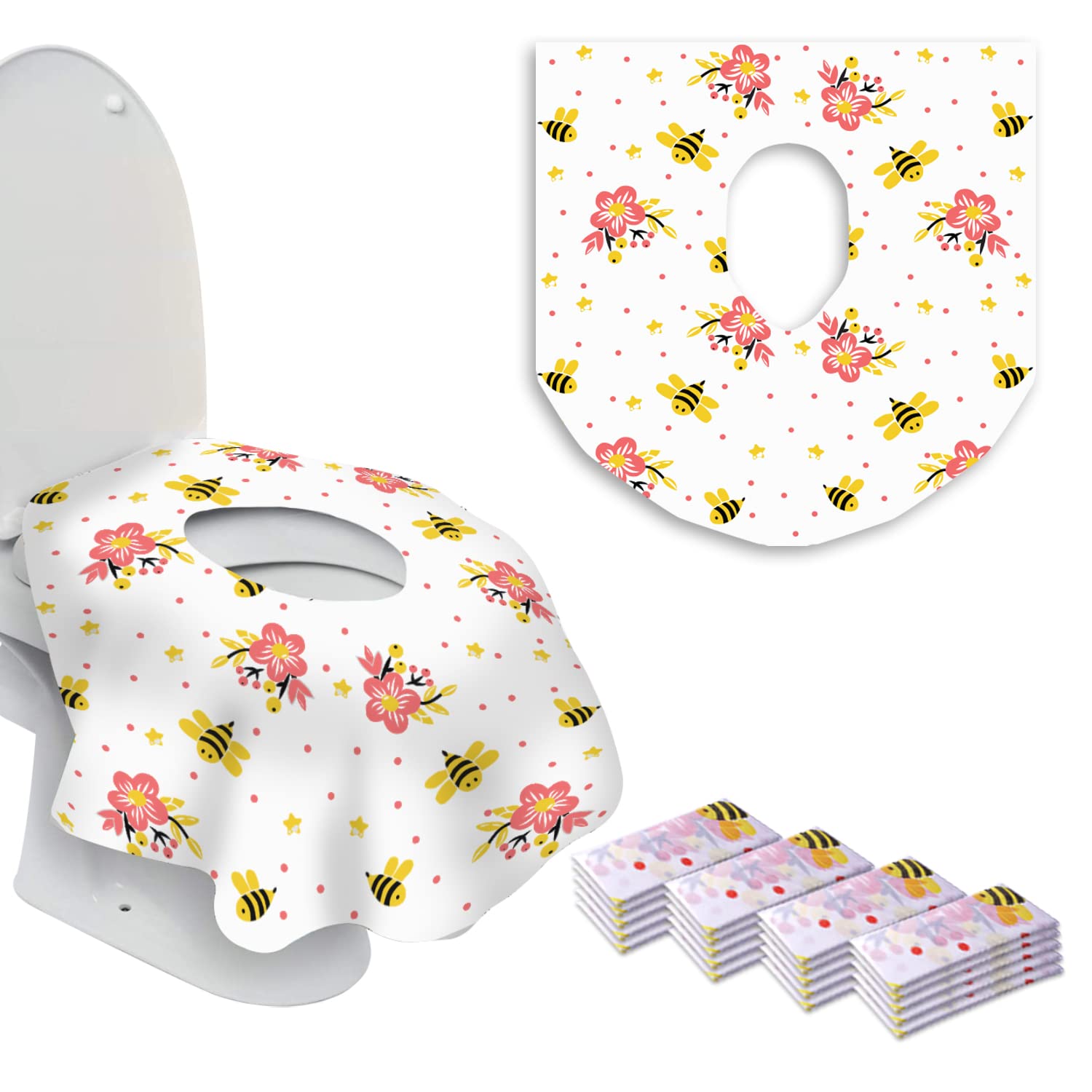 20 Extra Large Toilet Seat Covers Disposable for Kids & Adults-Toilet Covers Disposable for