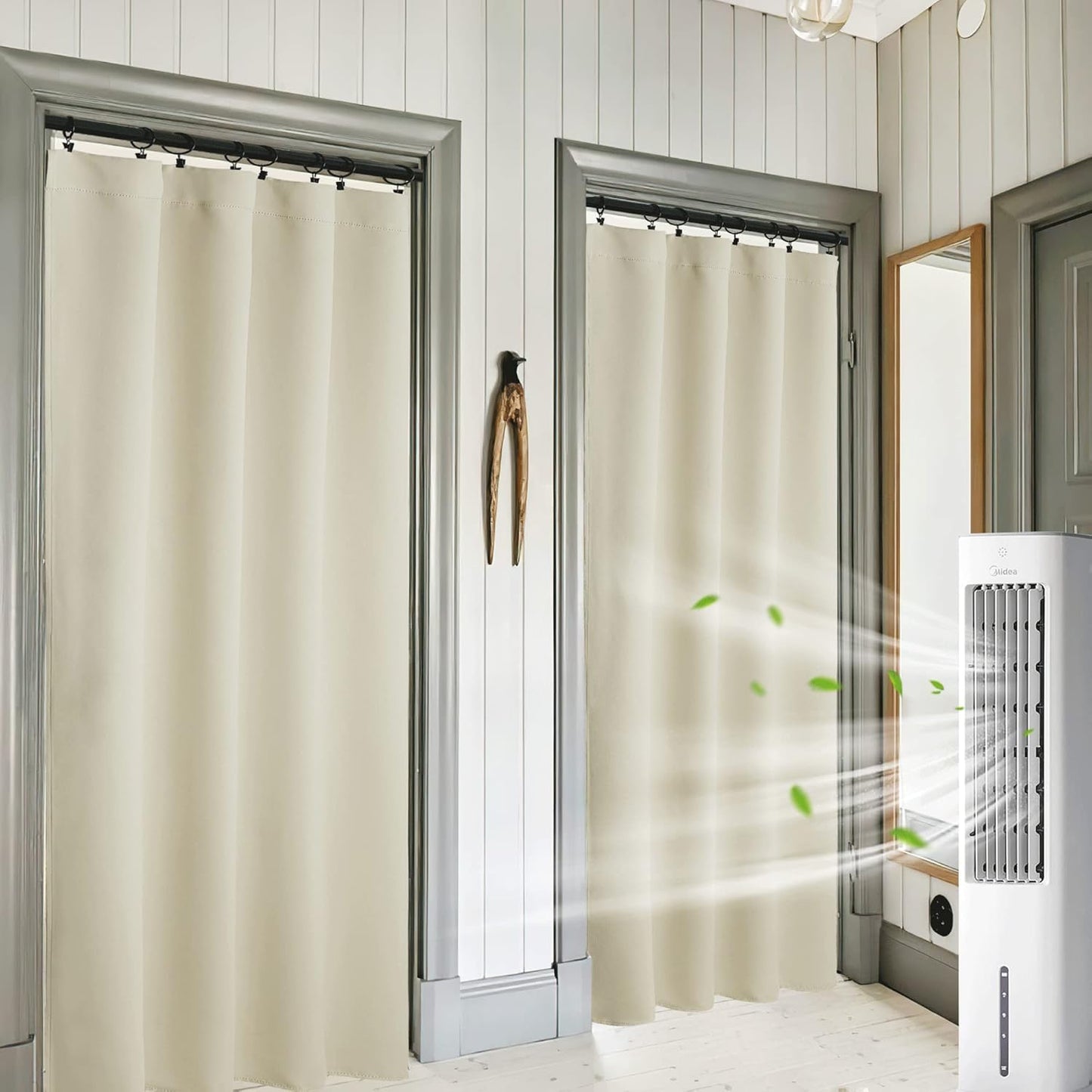 RYB HOME Curtains 84 inch Long - Blackout Curtains Privacy for Living Room Bedroom Bay Window Patio