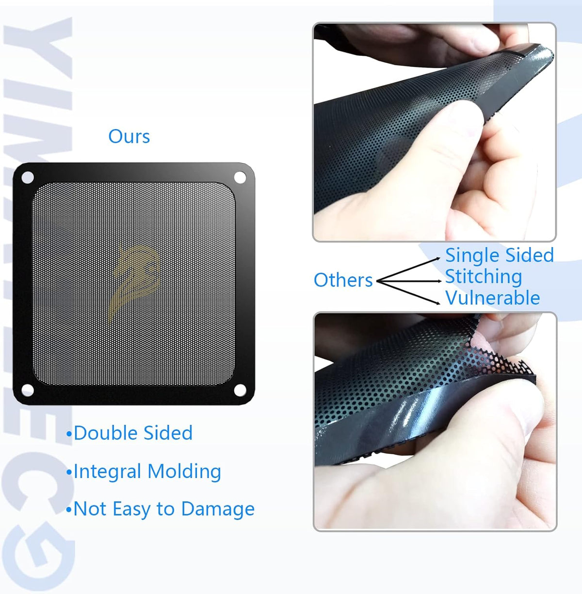Dust Filter PC 140mm for Computer Cooler Fan/PSU/Routers Computer Fan Filter Grills PVC 50 Mesh