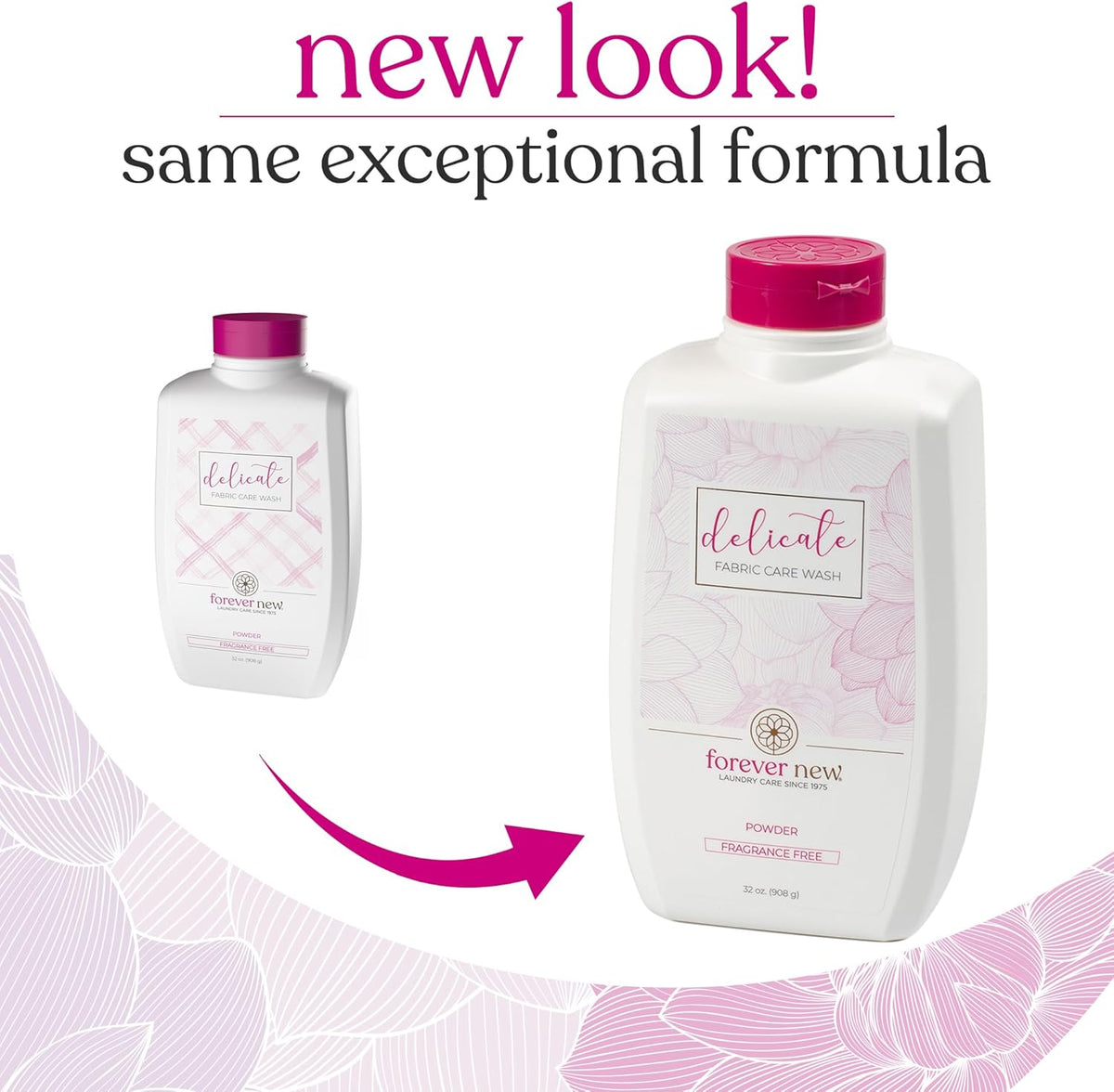 Forever New Granular Fabric Care Wash Unscented - 64oz (2pack) Natural Laundry Detergent