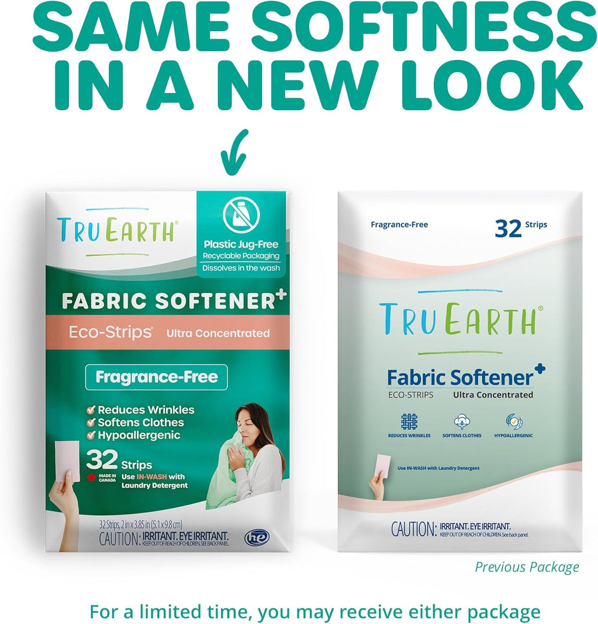 Tru Earth Fabric Softener Strips for Washing Machine, Alternative to Fabric Softener Liquid and