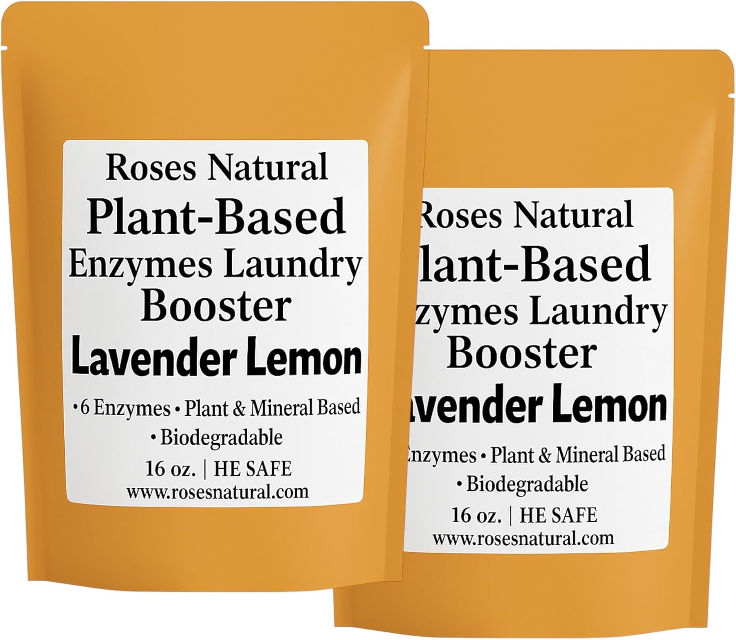 Natural Enzyme Laundry Booster – Lavender Lemon | 6 Enzymes | Biodegradable | HE Safe