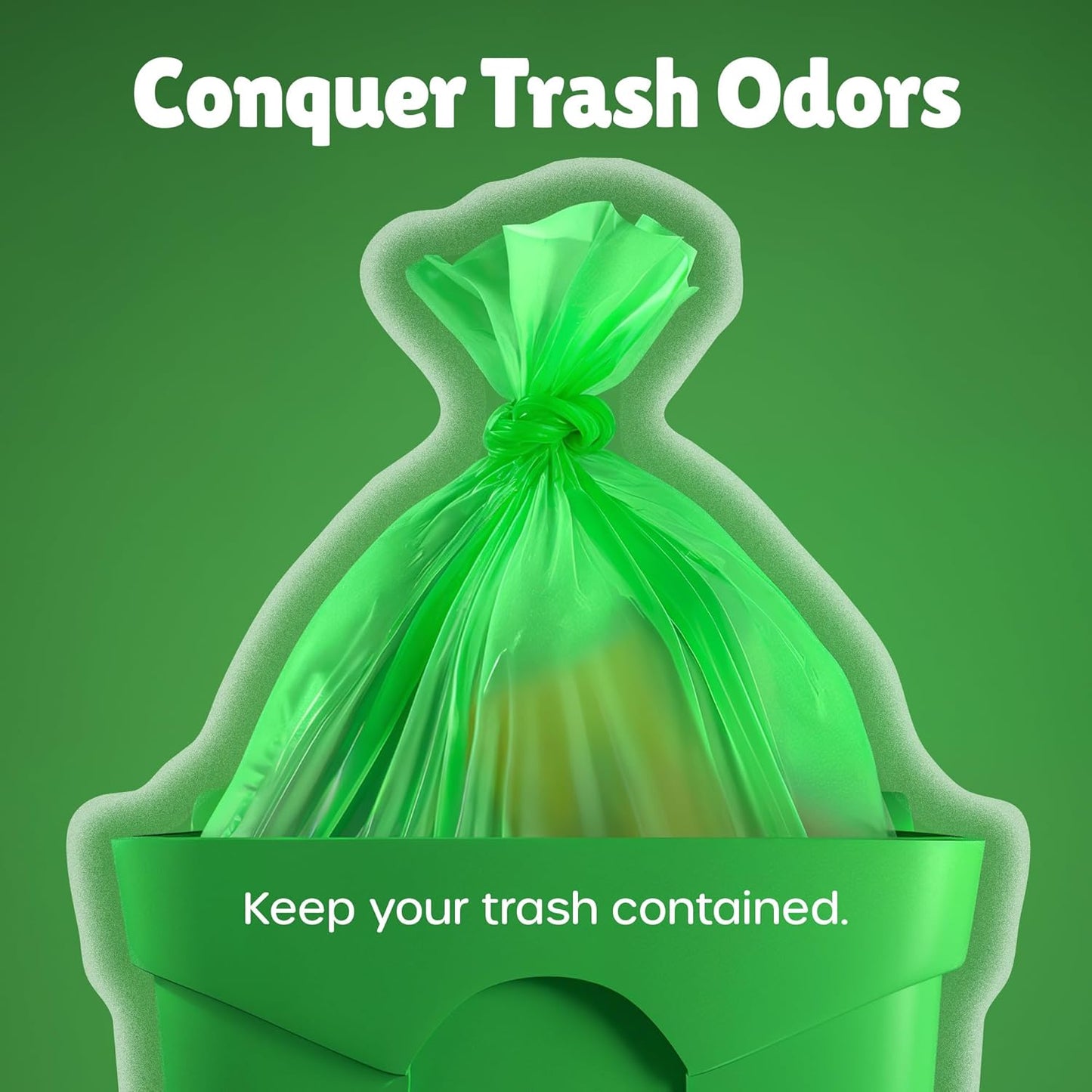 FORID Small Trash Bags 1.2 Gallon Colored - Extra Thick Mini Garbage Bags Unscented,Strong Plastic