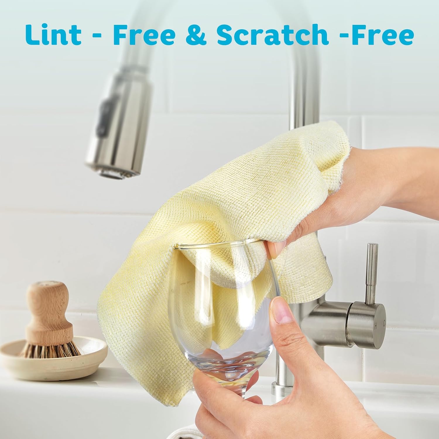 Matthew Microfiber Cleaning Cloth Roll 72Pack (12" x 12") Reusable Paper Towels&Washable Tear Away