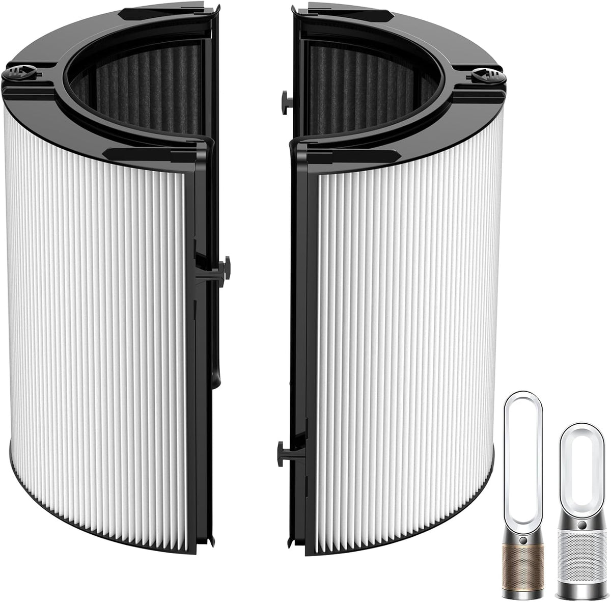 Upgraded 2-in-1 Replacement Filter Compatible with Dyson TP07 TP10 HP10 TP06 HP06 TP04 HP04 PH02