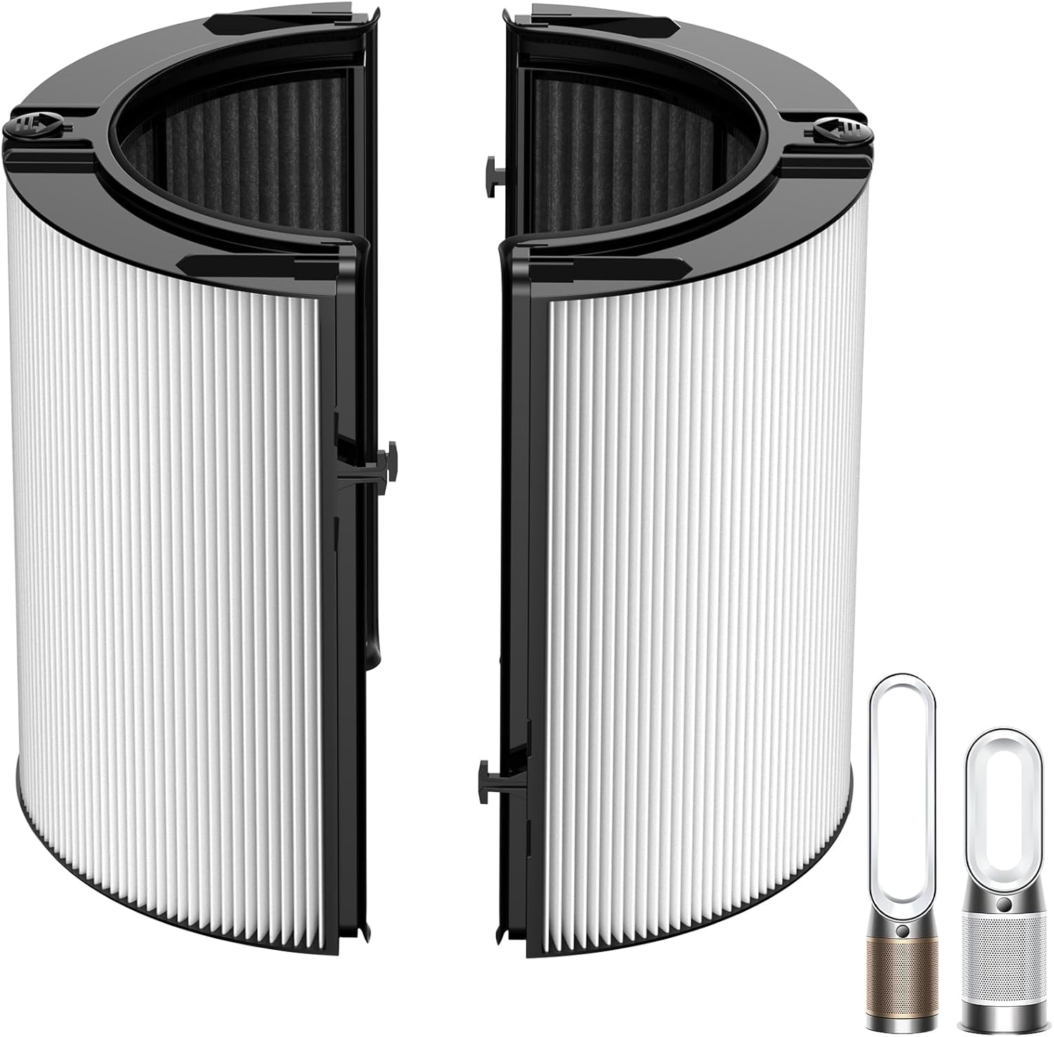 Upgraded 2-in-1 Replacement Filter Compatible with Dyson TP07 TP10 HP10 TP06 HP06 TP04 HP04 PH02