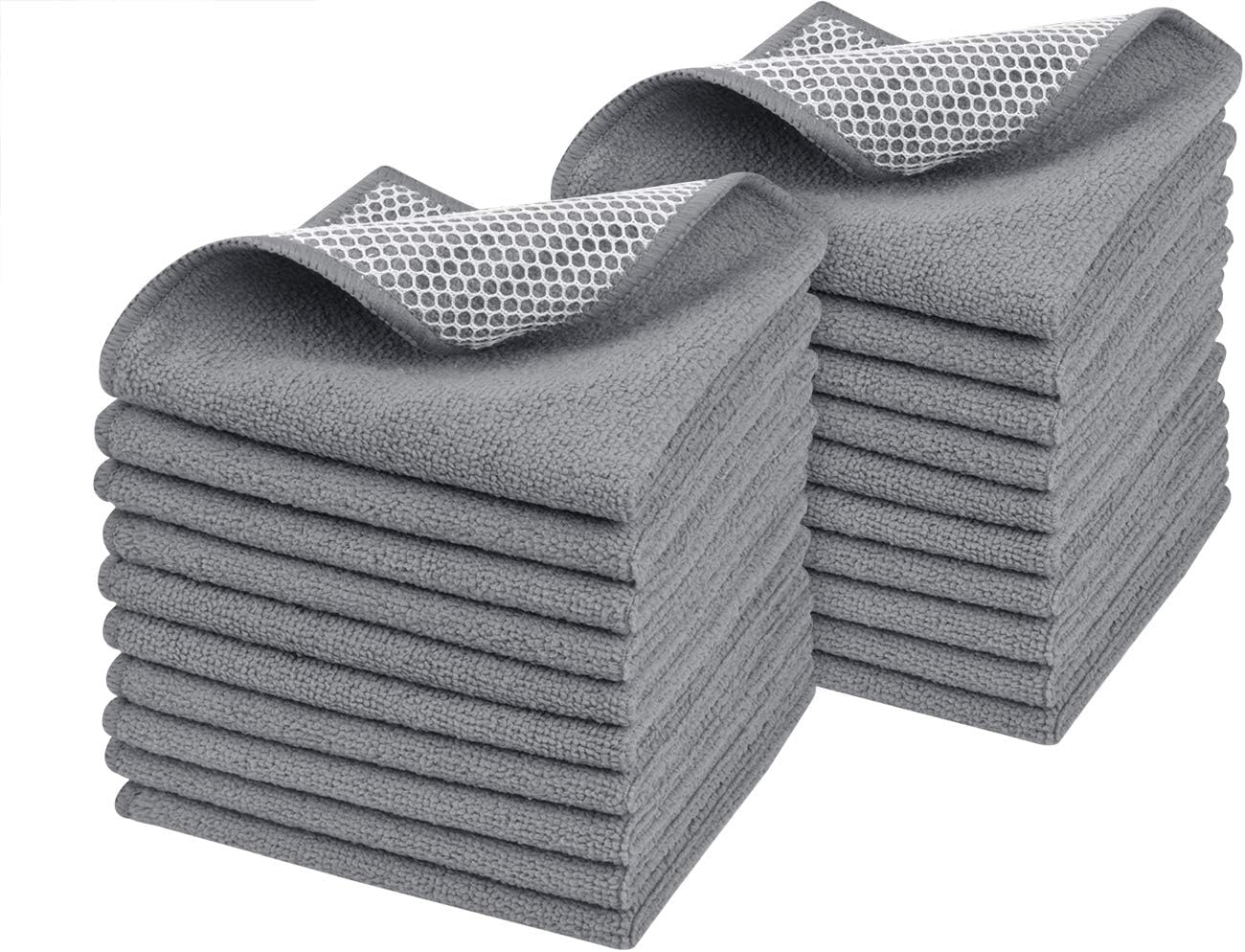 SINLAND Microfiber Dish Cloth Dish Rags for Washing Dishes Best Kitchen Cloths Cleaning Cloths with