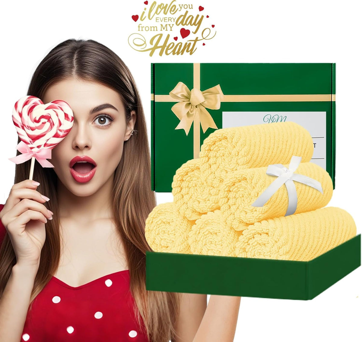 VOOVA & MOVAS Washcloths 6 Pack, 13"x13" - 100% Cotton | Lightweight | Thick | Quick Dry | Soft |