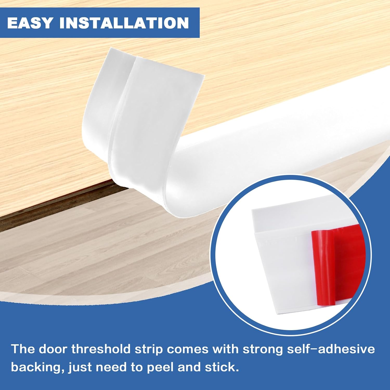 Vinyl Door Threshold Flooring Transition Strip Self Adhesive Carpet Edging Strip for Laminate