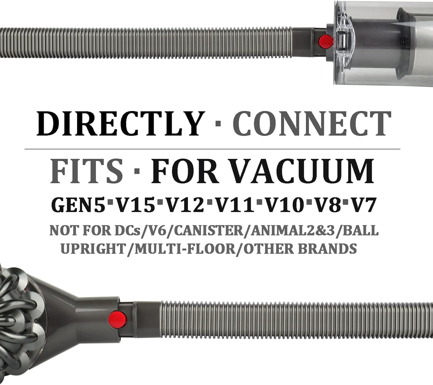 Dryer Vent Cleaner Hose Vacuum Attachments for Dyson Gen5 V15 V12 V11 V10 V8 V7 Detect Absolute