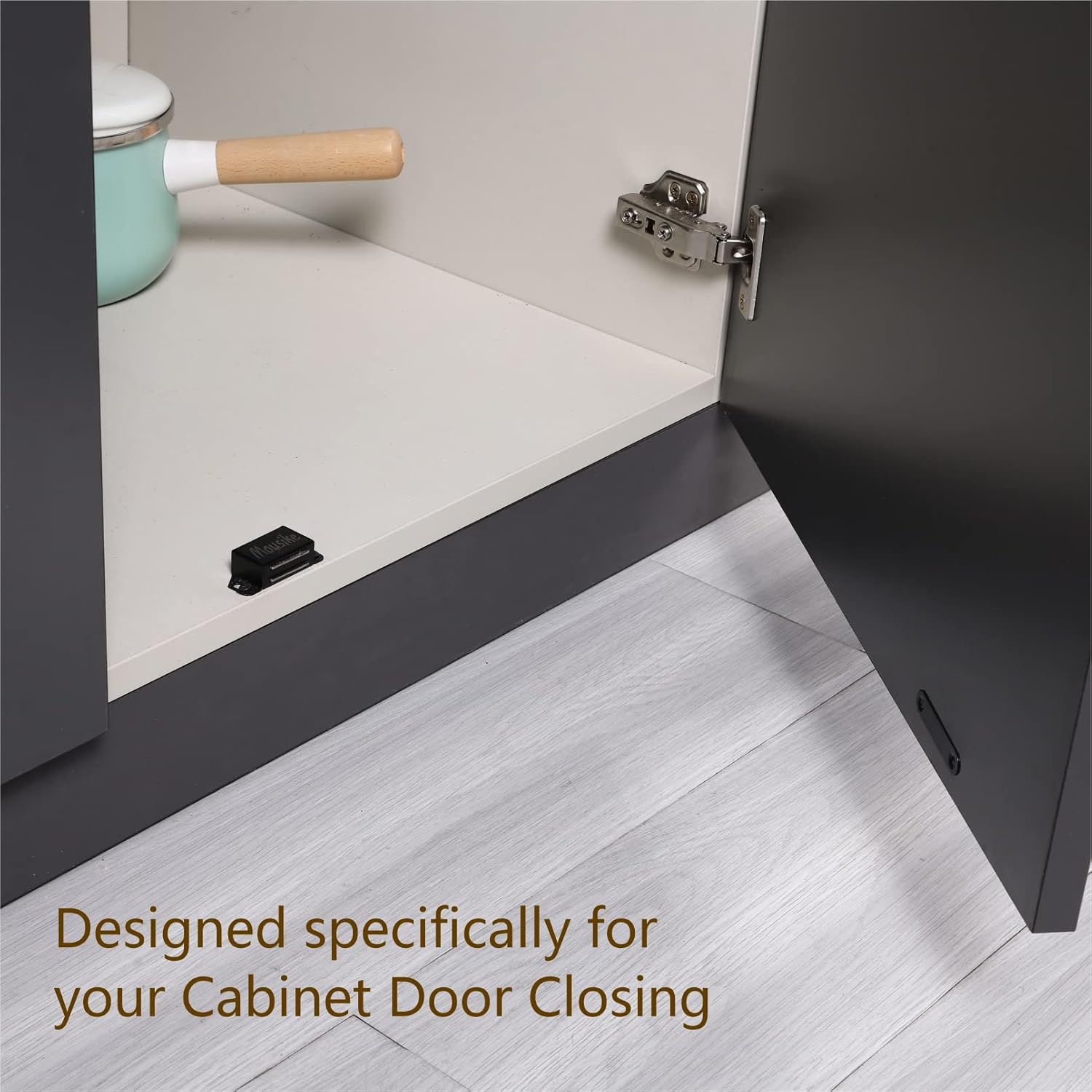 Mousike Cabinet Magnets Magnetic Door Catch Stainless Steel Door Magnet for Kitchen Bathroom