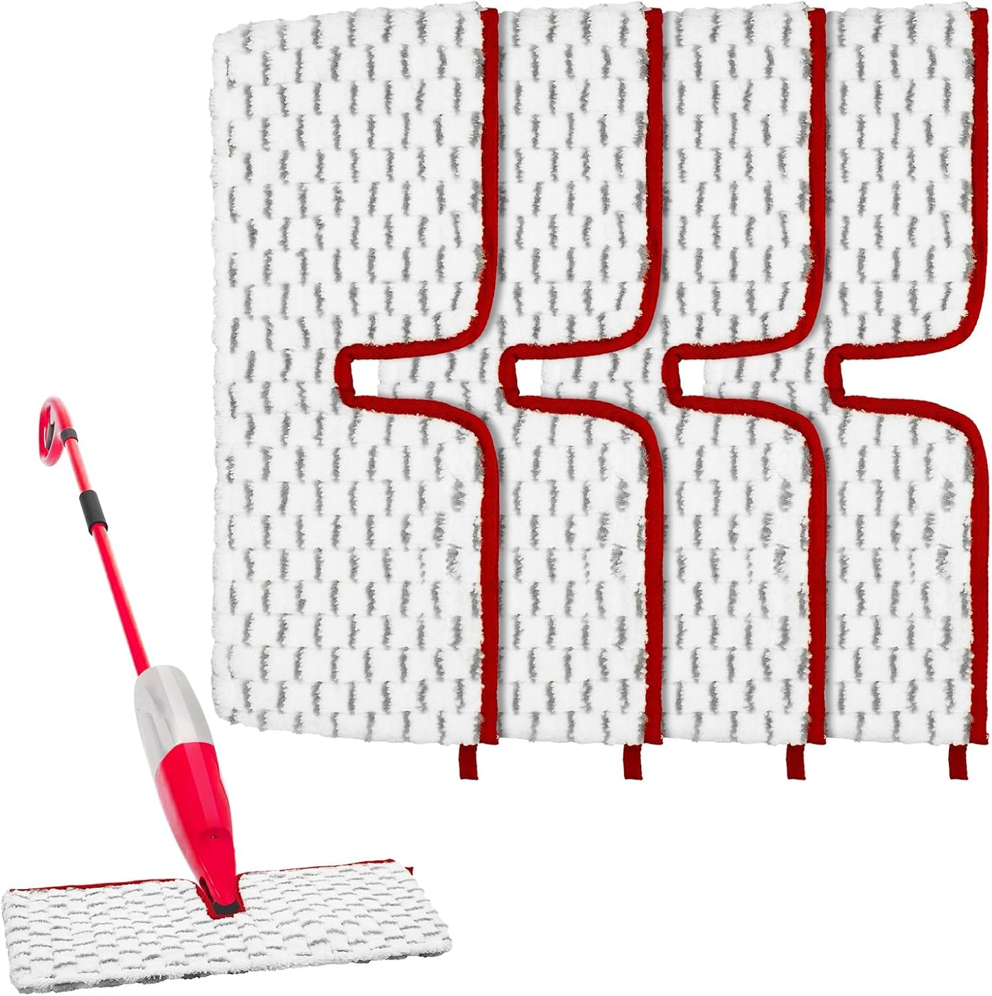Microfiber Spray Mop Pads Compatible with Promist MAX Spray Mop, Mops Refills for Ocedar Replace