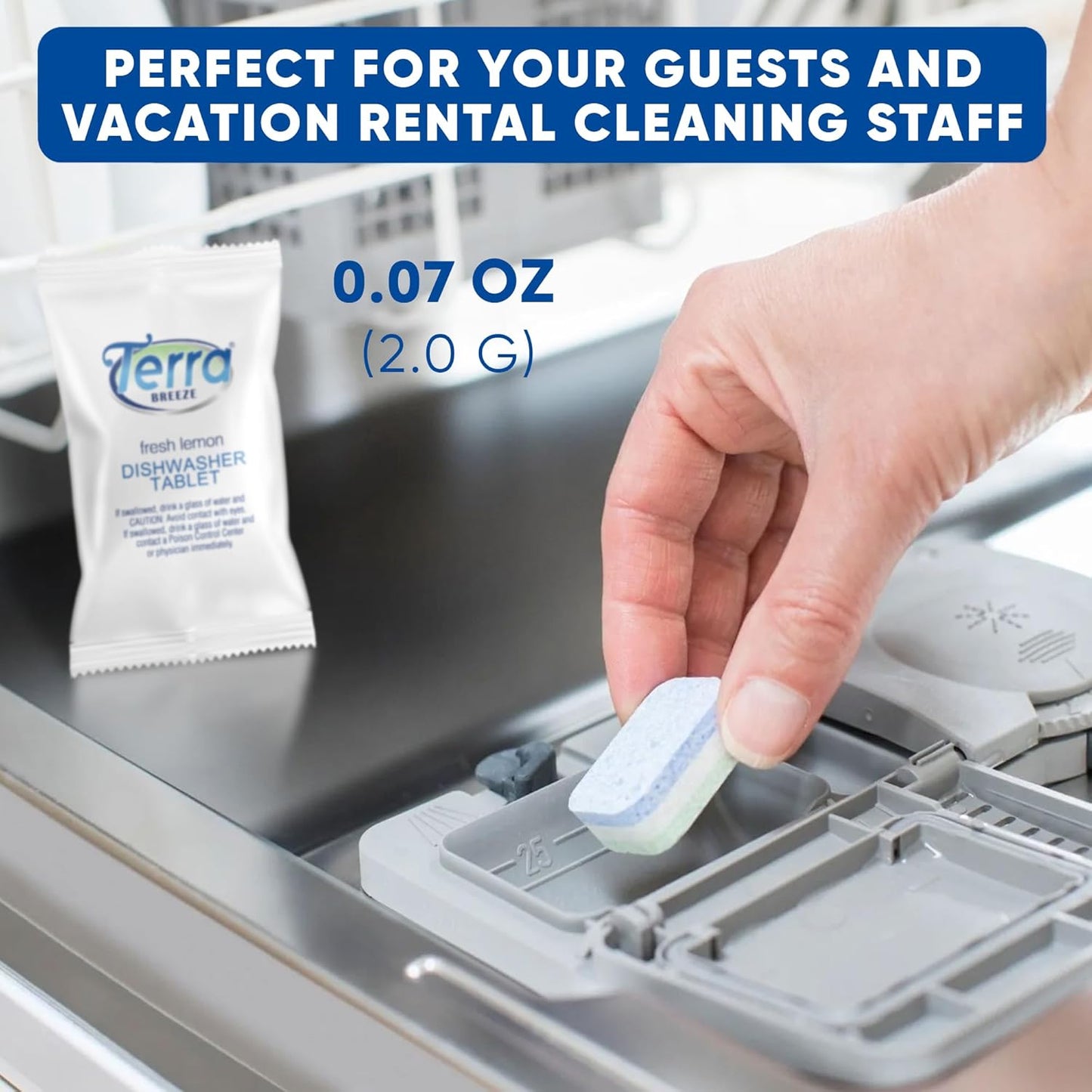 Individually Wrapped Dishwasher Tablets | Dishwasher Detergent | Dish Soap Pods | Fresh Lemon Scent