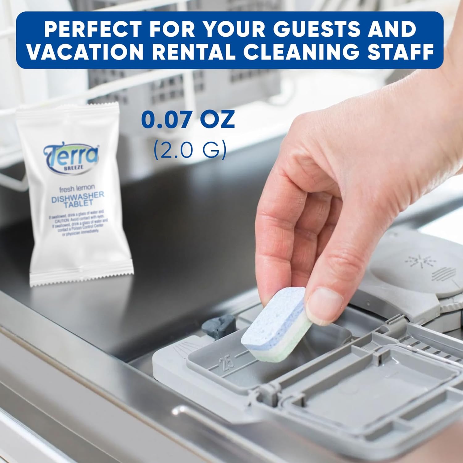 Individually Wrapped Dishwasher Tablets | Dishwasher Detergent | Dish Soap Pods | Fresh Lemon Scent