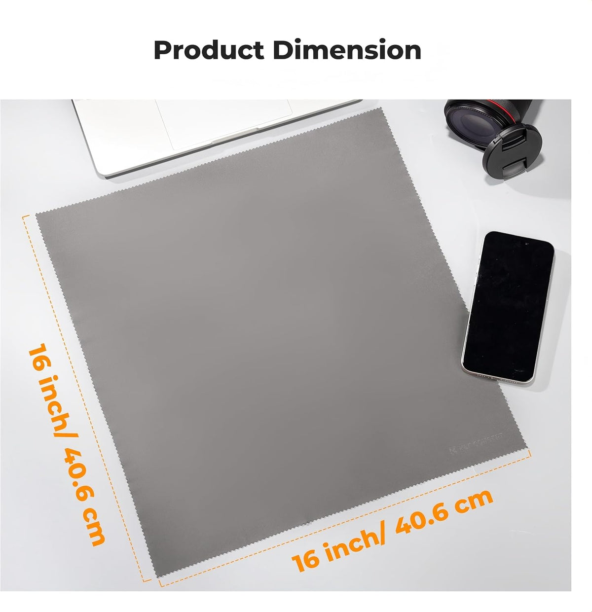 4 Pack 16''x16'' Extra Large Microfiber Cleaning Cloths, K&F Concept Oversized Microfiber Cloths