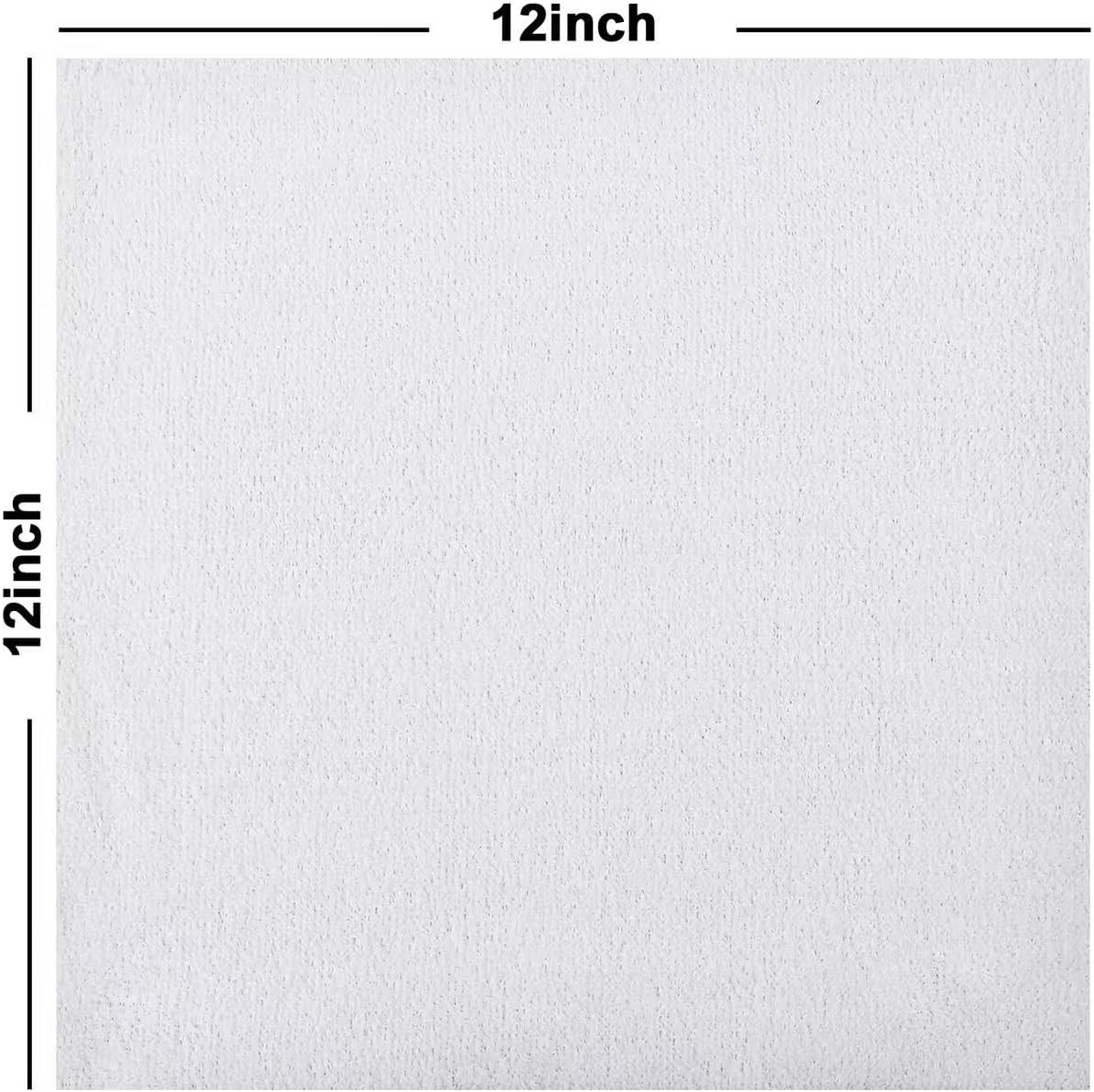 Tricol Clean Profesional Resuable Lint Free Microfiber Edgeless Cleaning Cloth 50PK Cleaning