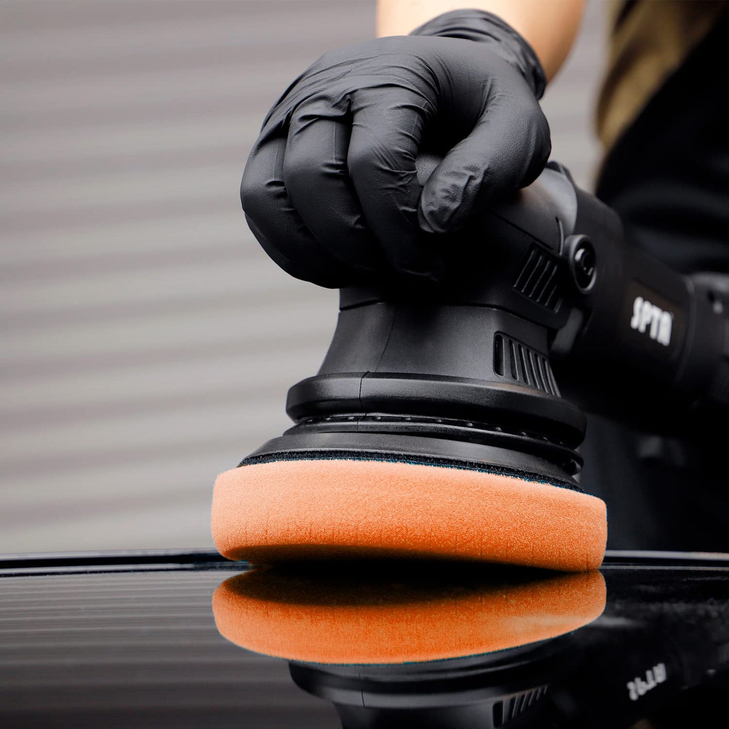 SPTA Orange Light Cut Pad, Buffing Polishing Pads, 3Pcs 5.5 Inch Face for 5 Inch 125mm Backing