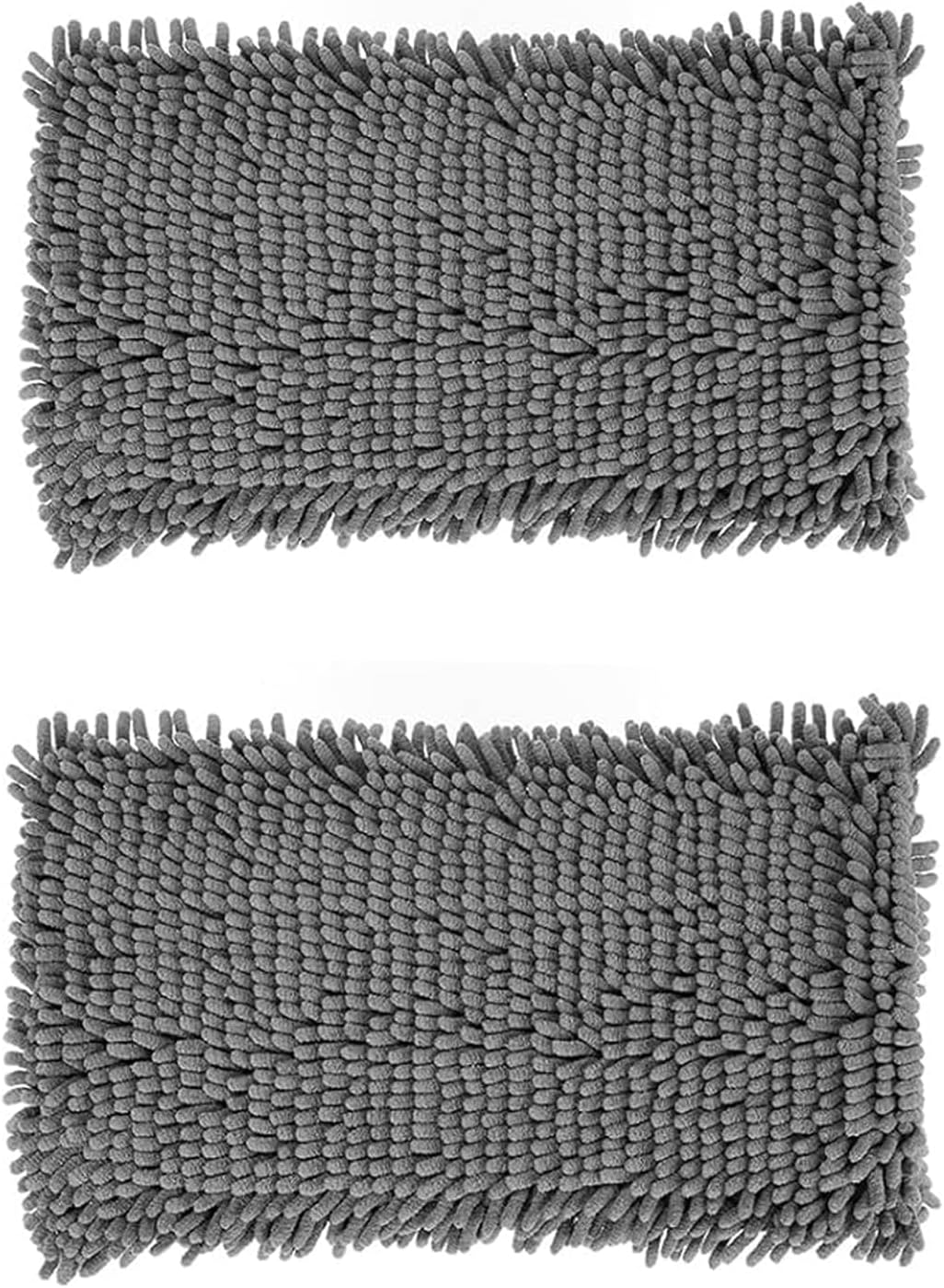 Wall Cleaner Mop Replacement Head, 2 Pack Chenille Reusable Dust Mop Pads for Wall Washer Floor