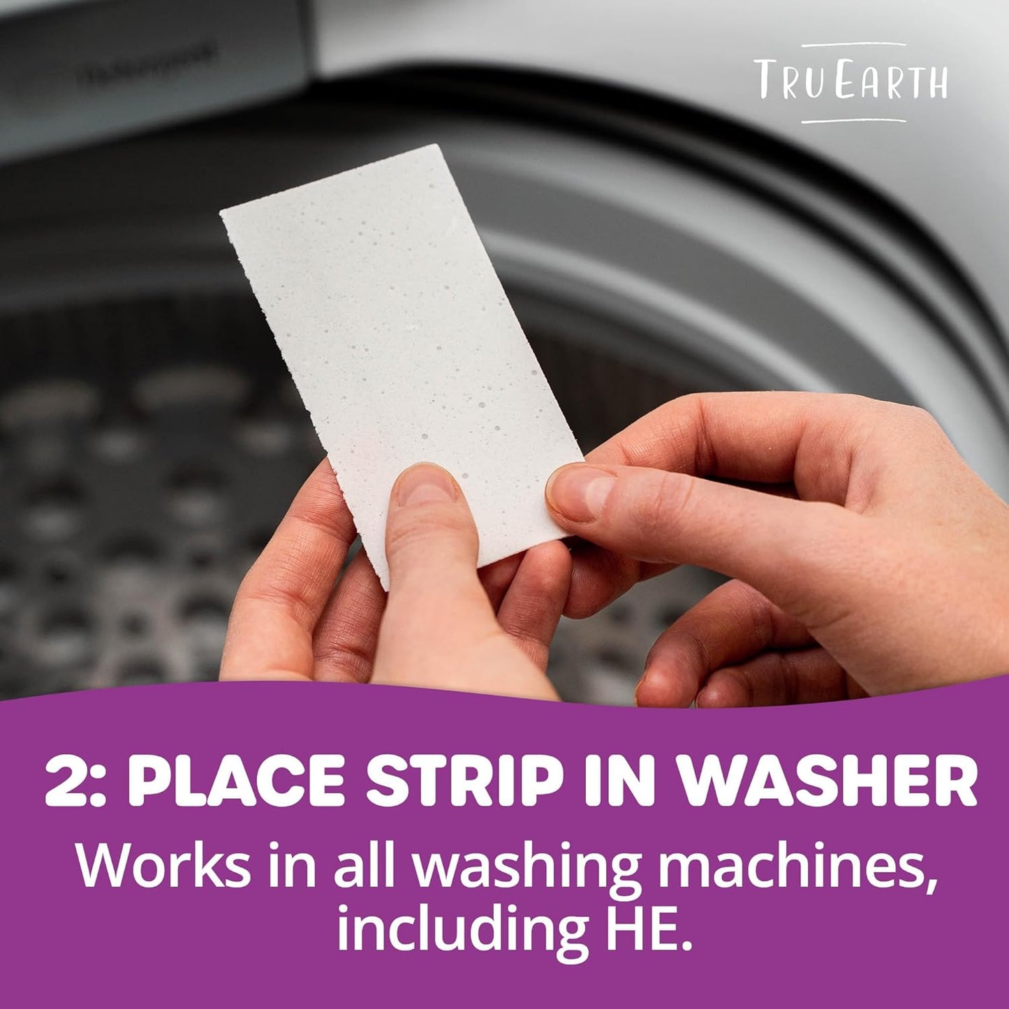 Tru Earth Compact Dry Laundry Detergent Sheets - Up to 768 Loads (384 Count) - Paraben-Free