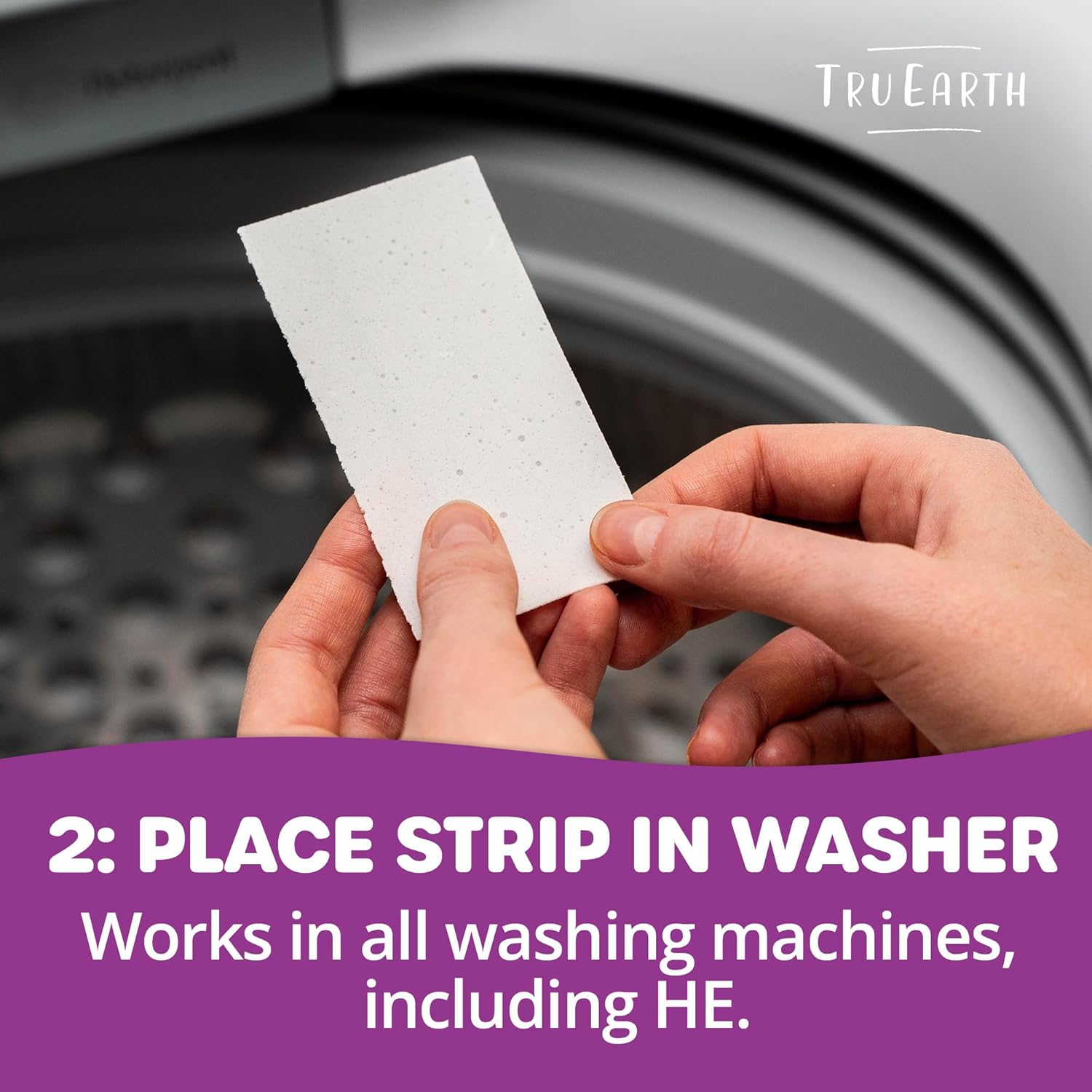 Tru Earth Compact Dry Laundry Detergent Sheets - Up to 768 Loads (384 Count) - Paraben-Free