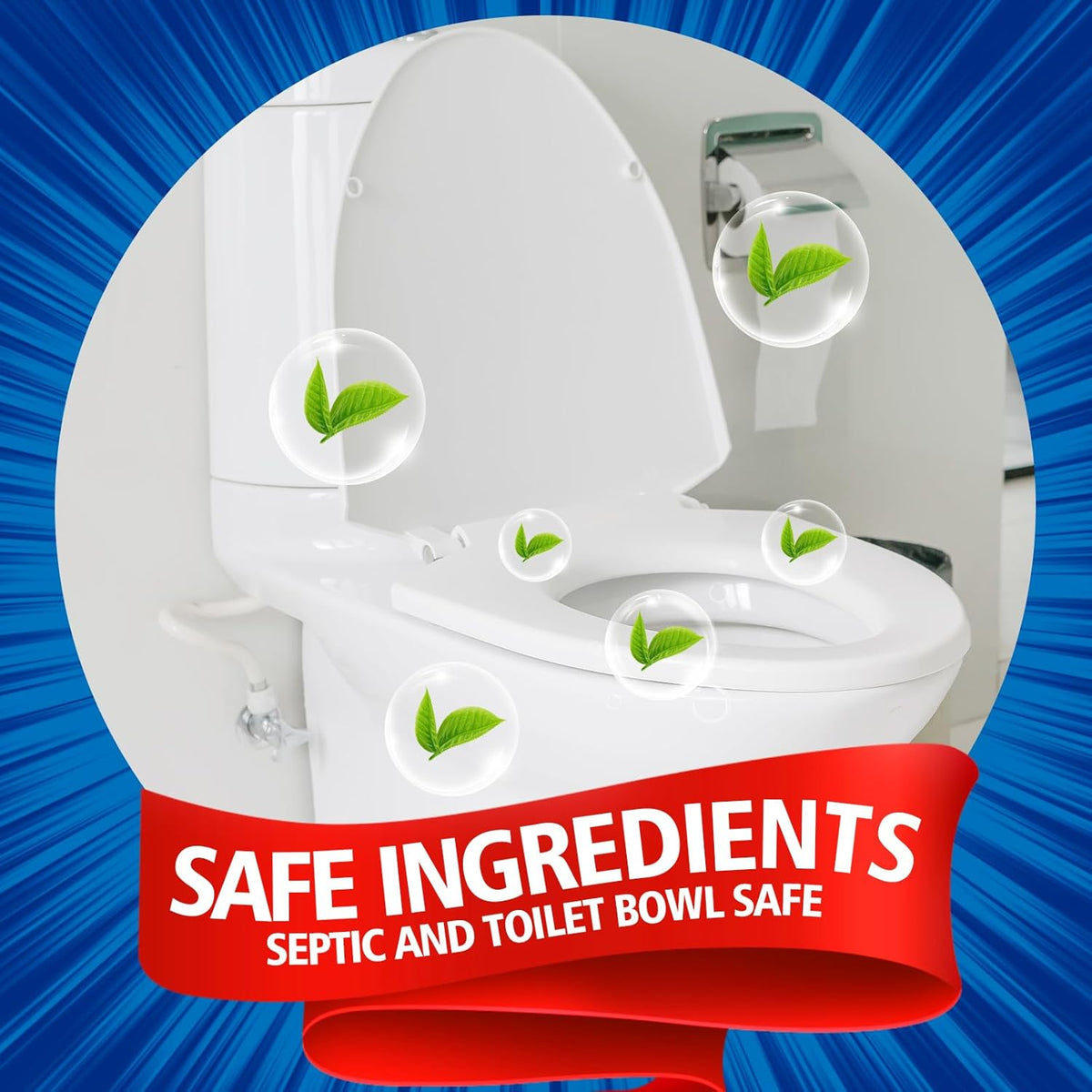 USKICH 20 Pack Toilet Bowl Cleaner Tablets,White Automatic Toilet Tank Cleaners, Long-Lasting