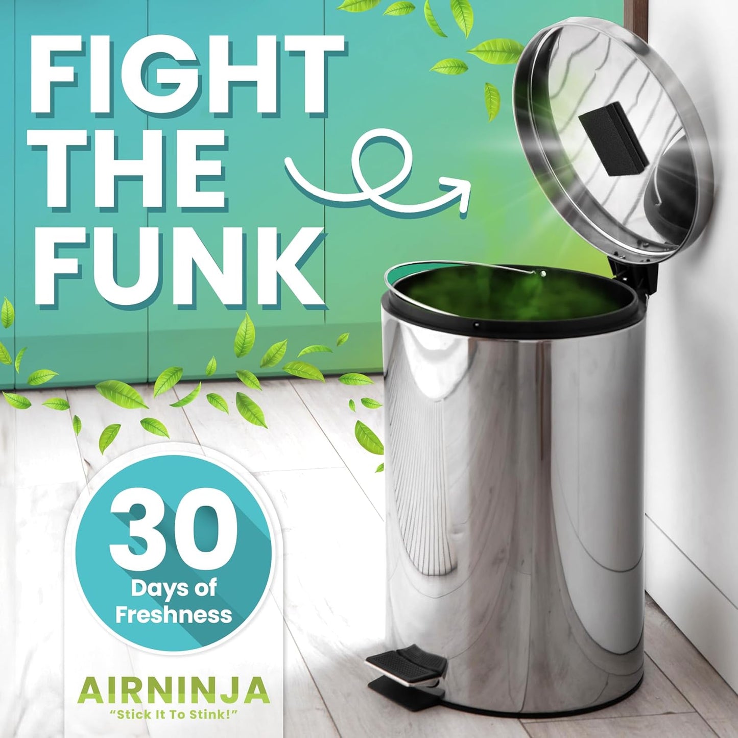 Trash Can Deodorizer Odor Eliminator - Garbage Can & Diaper Pail Deodorizer compatible with Dekor