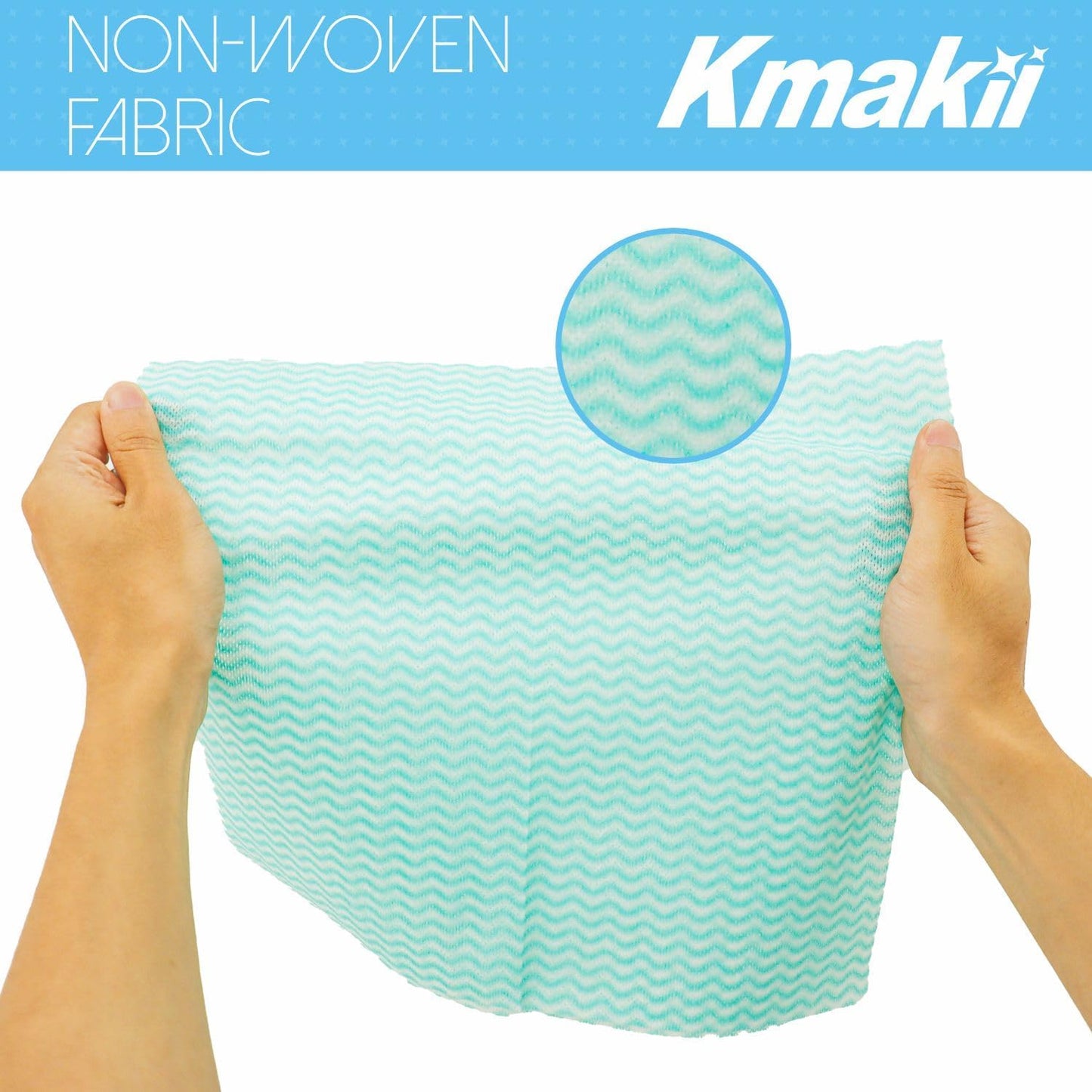 KMAKII Handi Wipe Reusable Cloths - Multi-Purpose Disposable Dish Cloths and Towels, Ultra