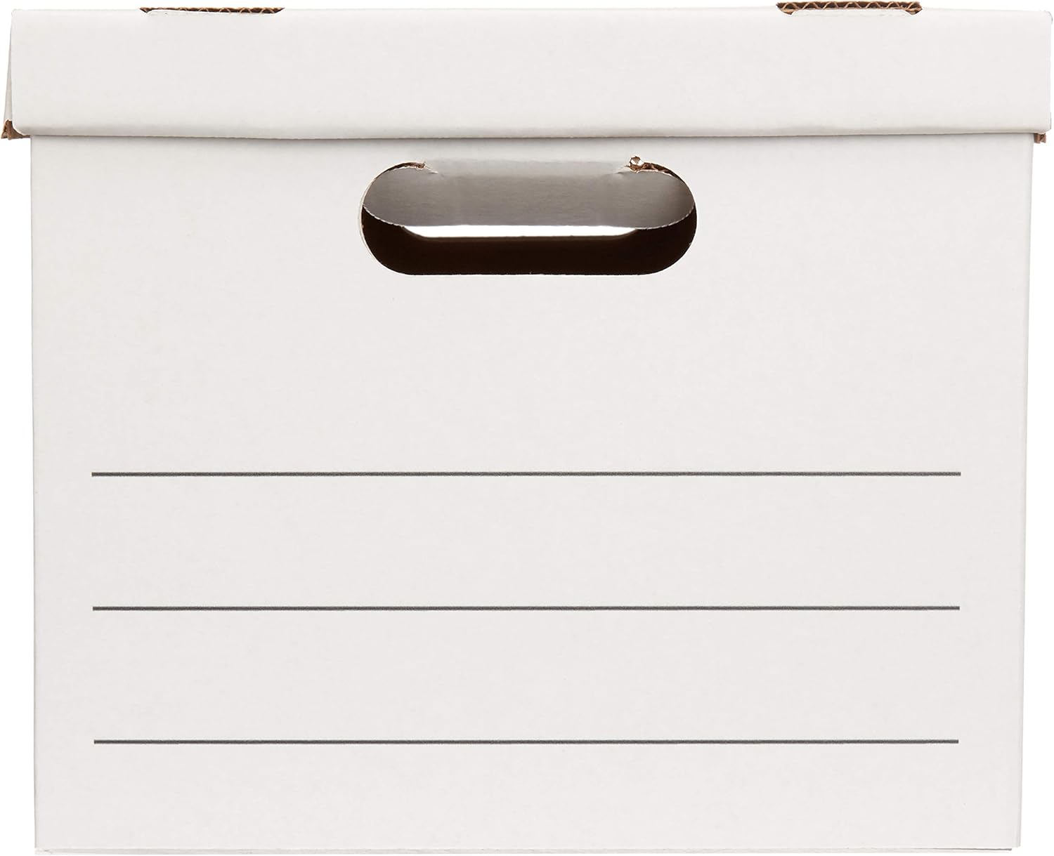 Amazon Basics Storage/Filing Boxes with Lift-Off Lid - Letter/Legal Size, Sturdy, Easy Assembly