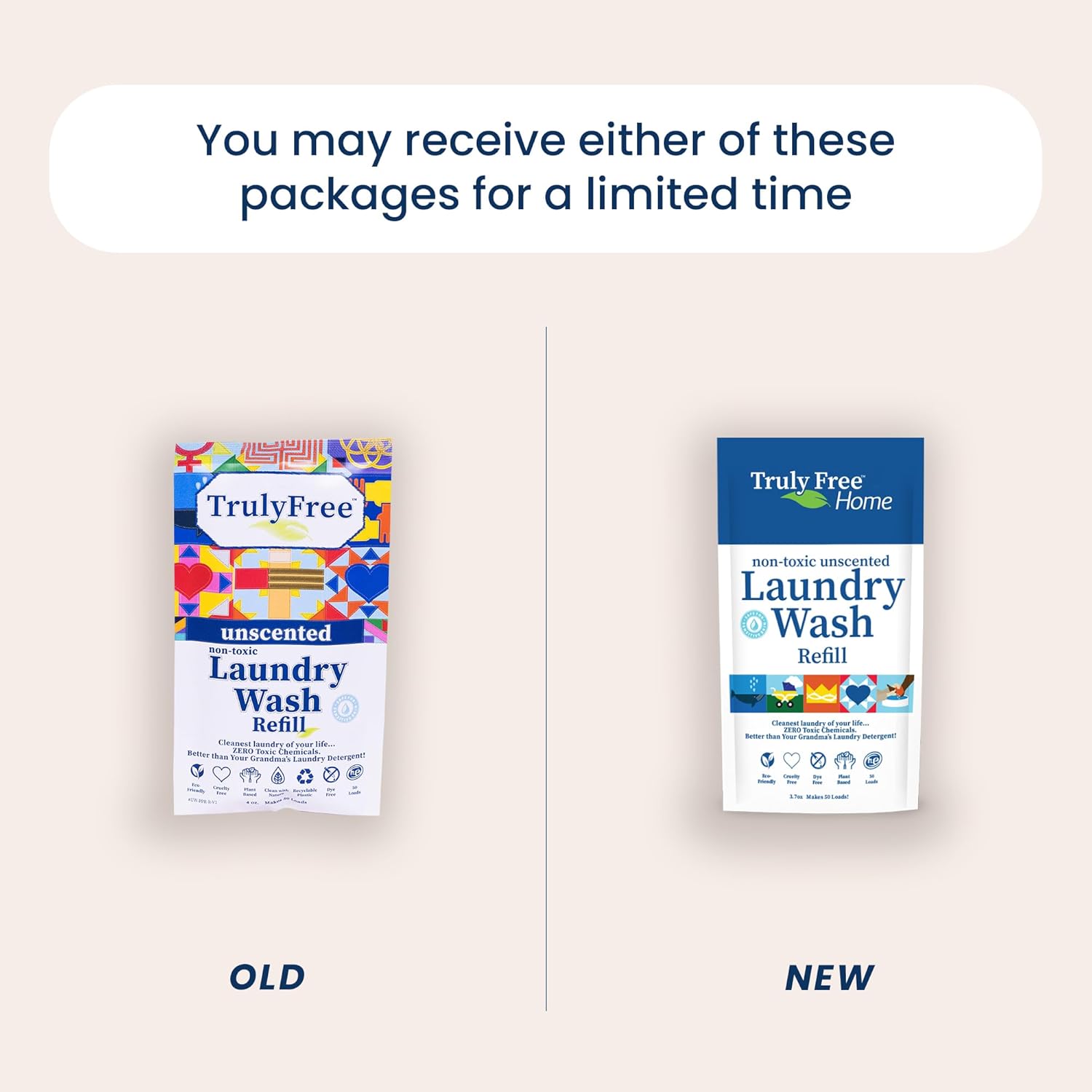 Truly Free Laundry Wash Detergent for Sensitive Skin | Gentle & Safe for Baby Clothes |