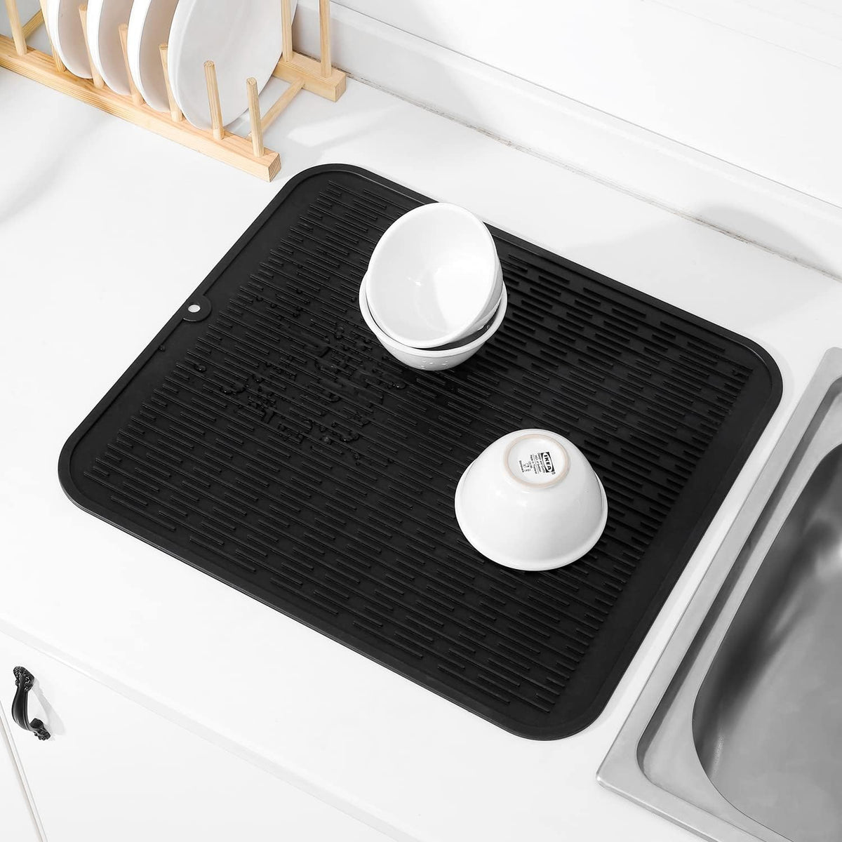 Silicone Dish Drying Mat for Multiple Usage,Easy clean,Eco-friendly,Heat-resistant Silicone Mat for