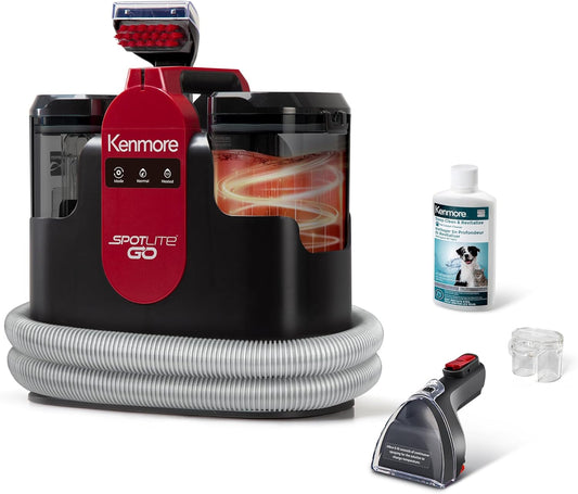 Kenmore KW1050.01 Upgrade Portable Heated Carpet & Upholstery Spot Cleaner, 16Kpa Power Suction