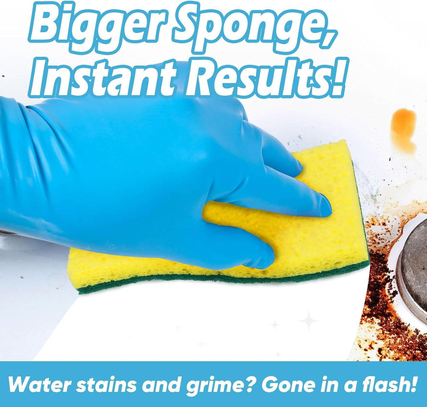 AIDEA XL Scrub Sponges Heavy Duty 12Count, Sponges for Dishes, Extra Large Sponge for Cleaning