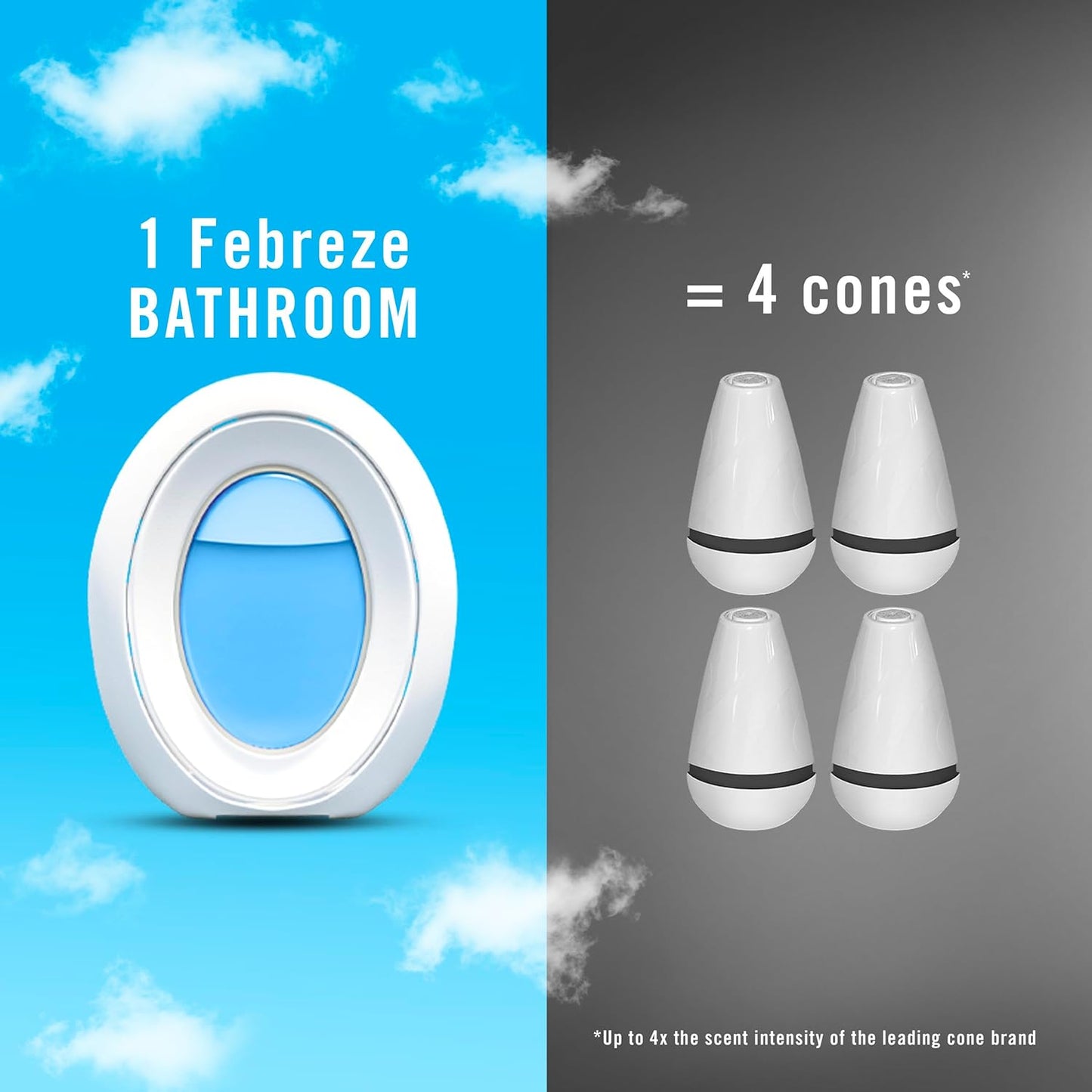 Febreze Bathroom Air Freshener, Odor-Fighting, Plug In Alternative, Air Fresheners for Home and