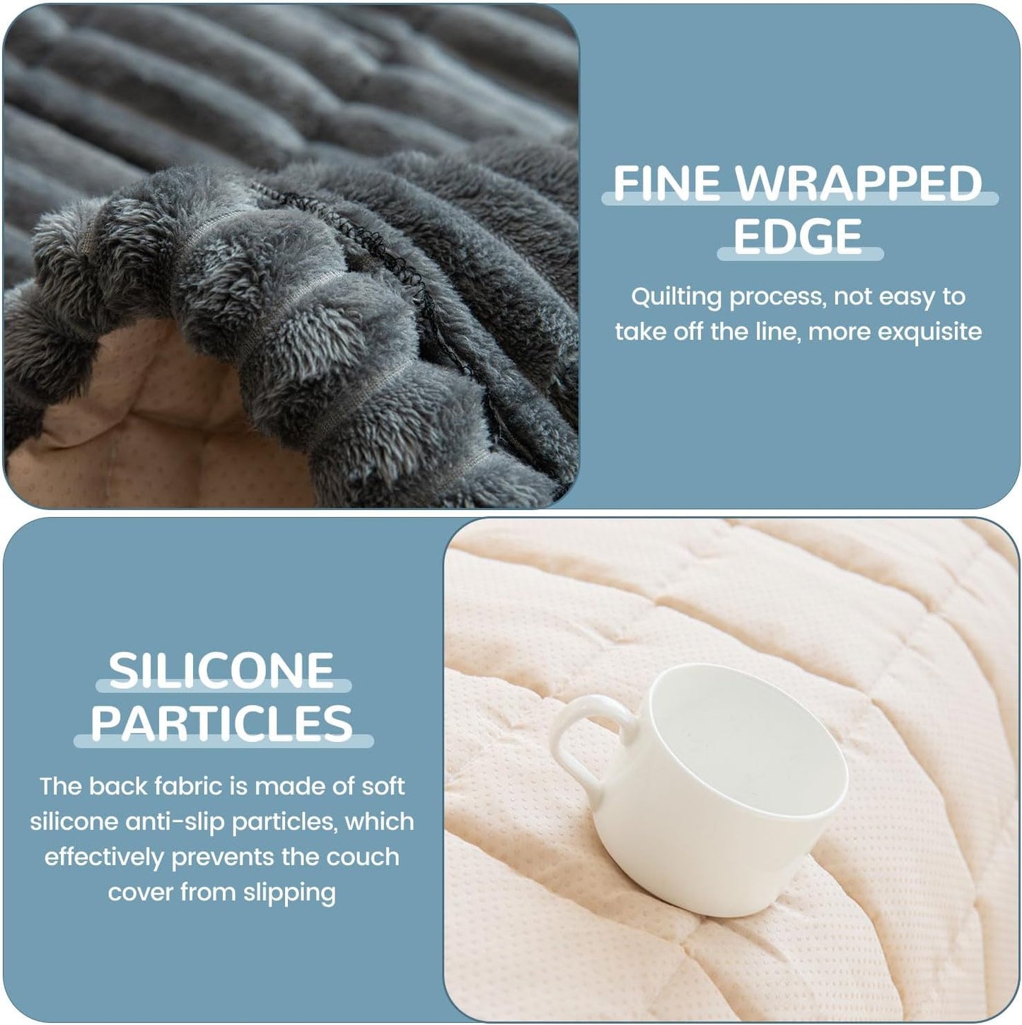 OTOB Couch Cover for Dogs Washable, Non Slip Funny Pet Couch Covers Sofa Slipcovers Cushion Mat