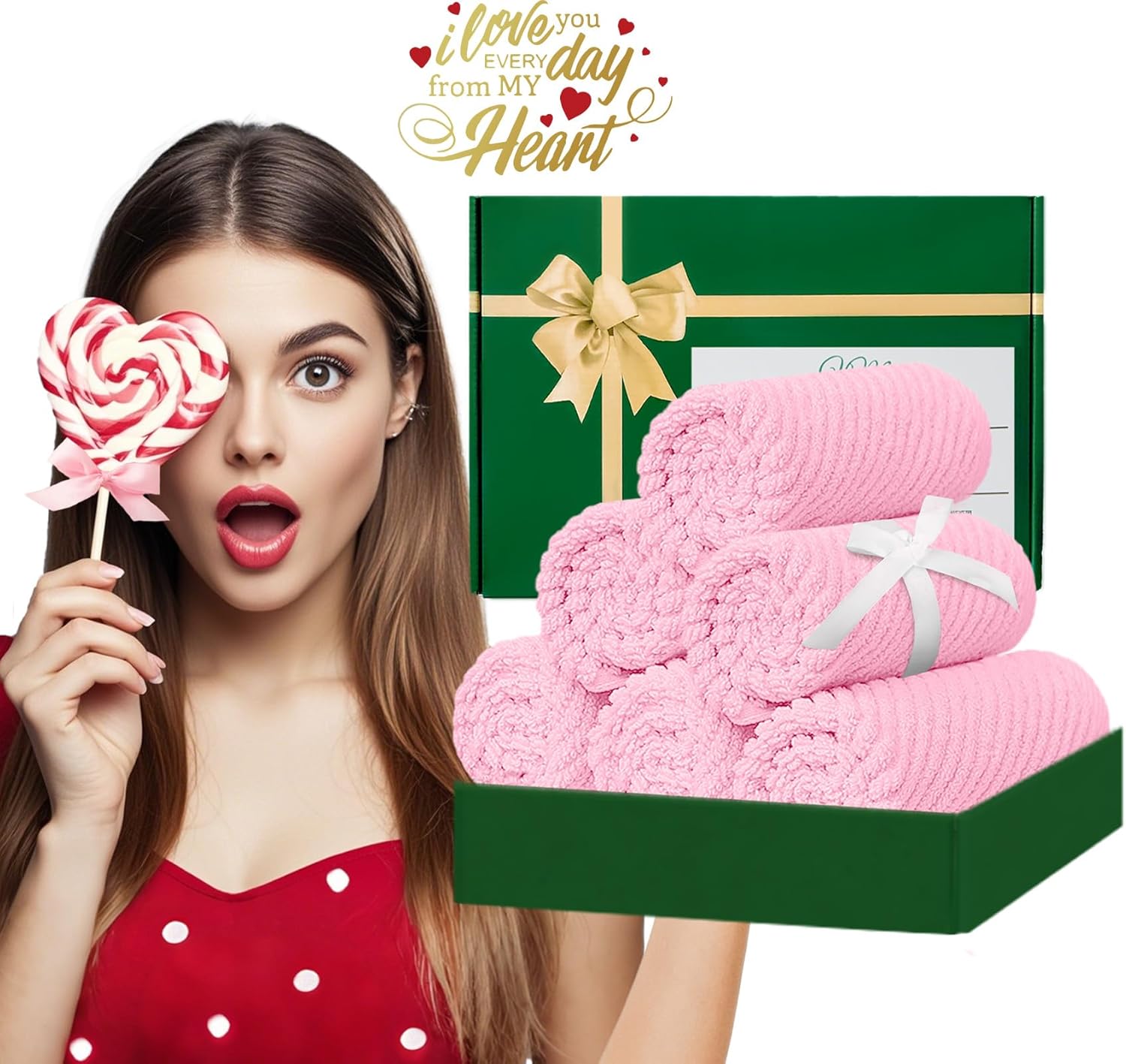 VOOVA & MOVAS Towels for Face, 13"x13" - 100% Cotton | Lightweight | Thick | Quick Dry | Soft |