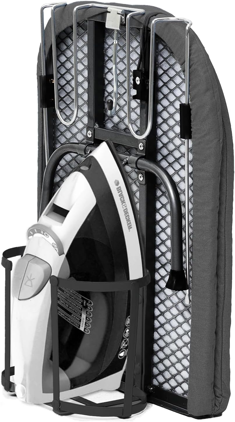 Tabletop Ironing Board with Iron Holder, RAINHOL Small Folding Ironing Board with Cover and Pad