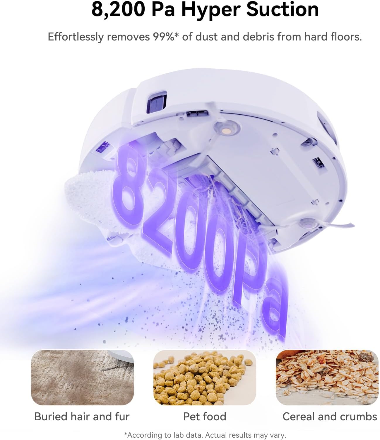 NARWAL Freo X Ultra Robot Vacuum and Mop Combo, 8200Pa Robot Mop & Vacuum, Auto MopDrying/Washing