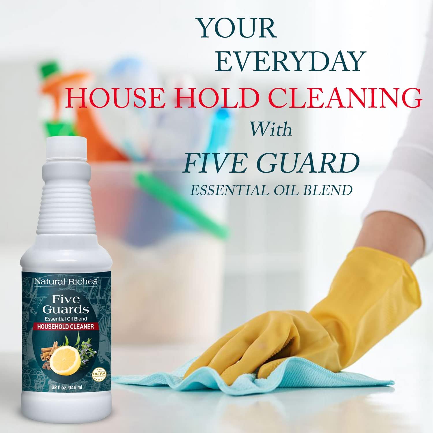 Natural Riches Household Cleaner Concentrate Five Guards from The Tales of French stories of