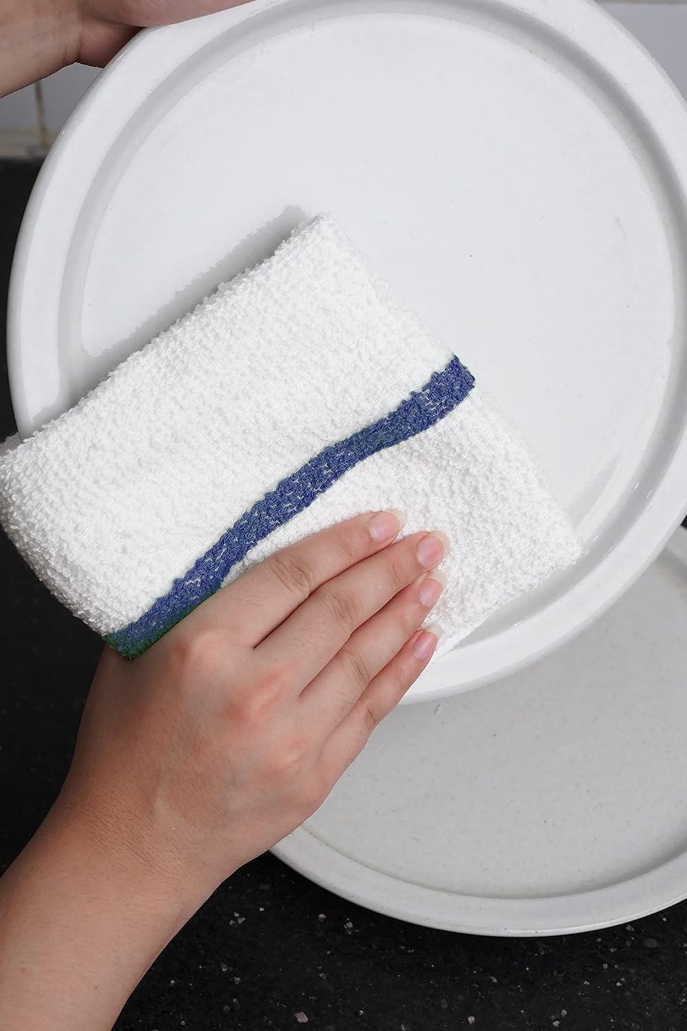 Avalon Towels Terry Bar Mop Towels (Value Pack of 12) Size 16"x19" – Absorbent and Durable